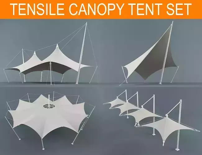 Canopy Tent 3D model