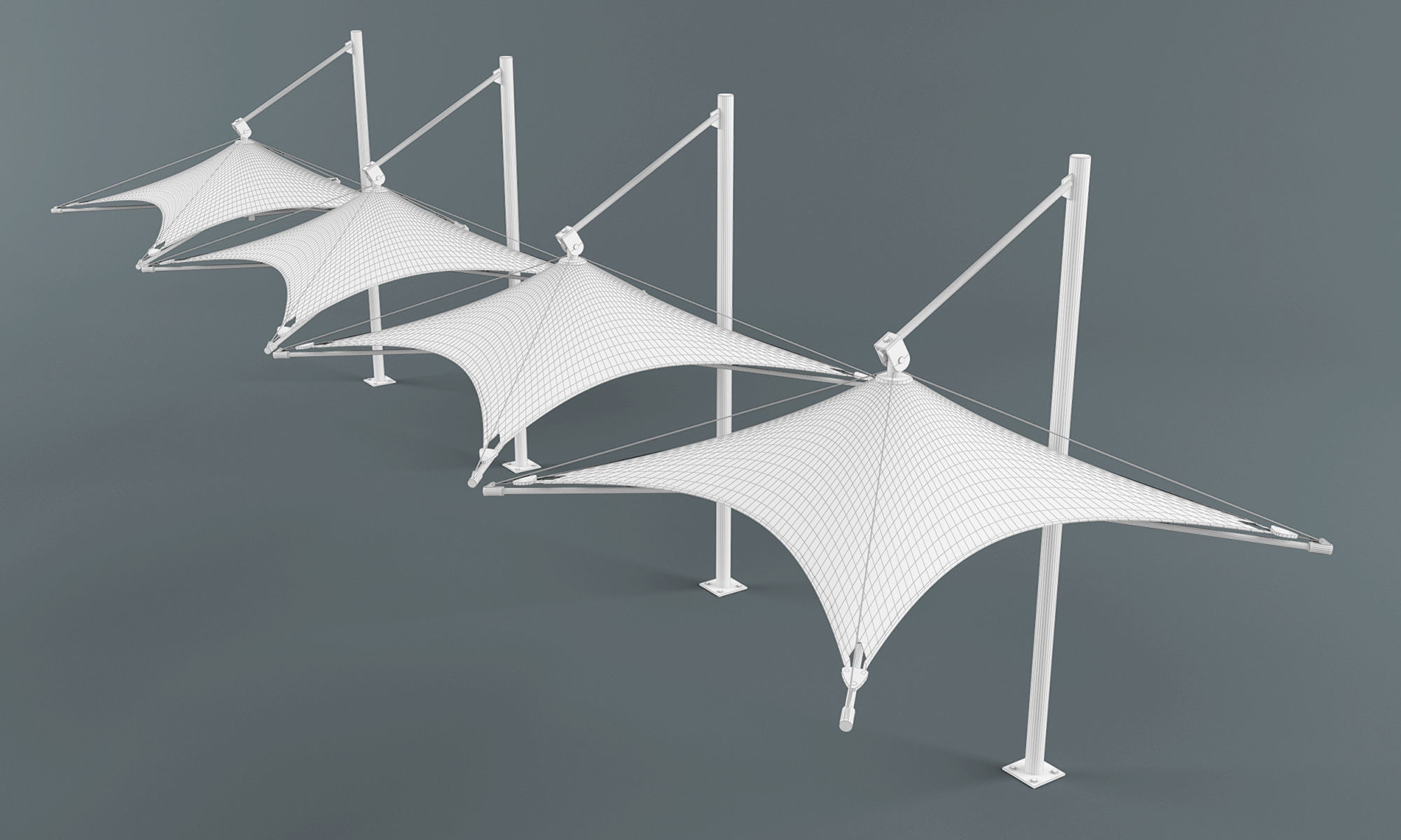 Canopy Tent 3D model_16