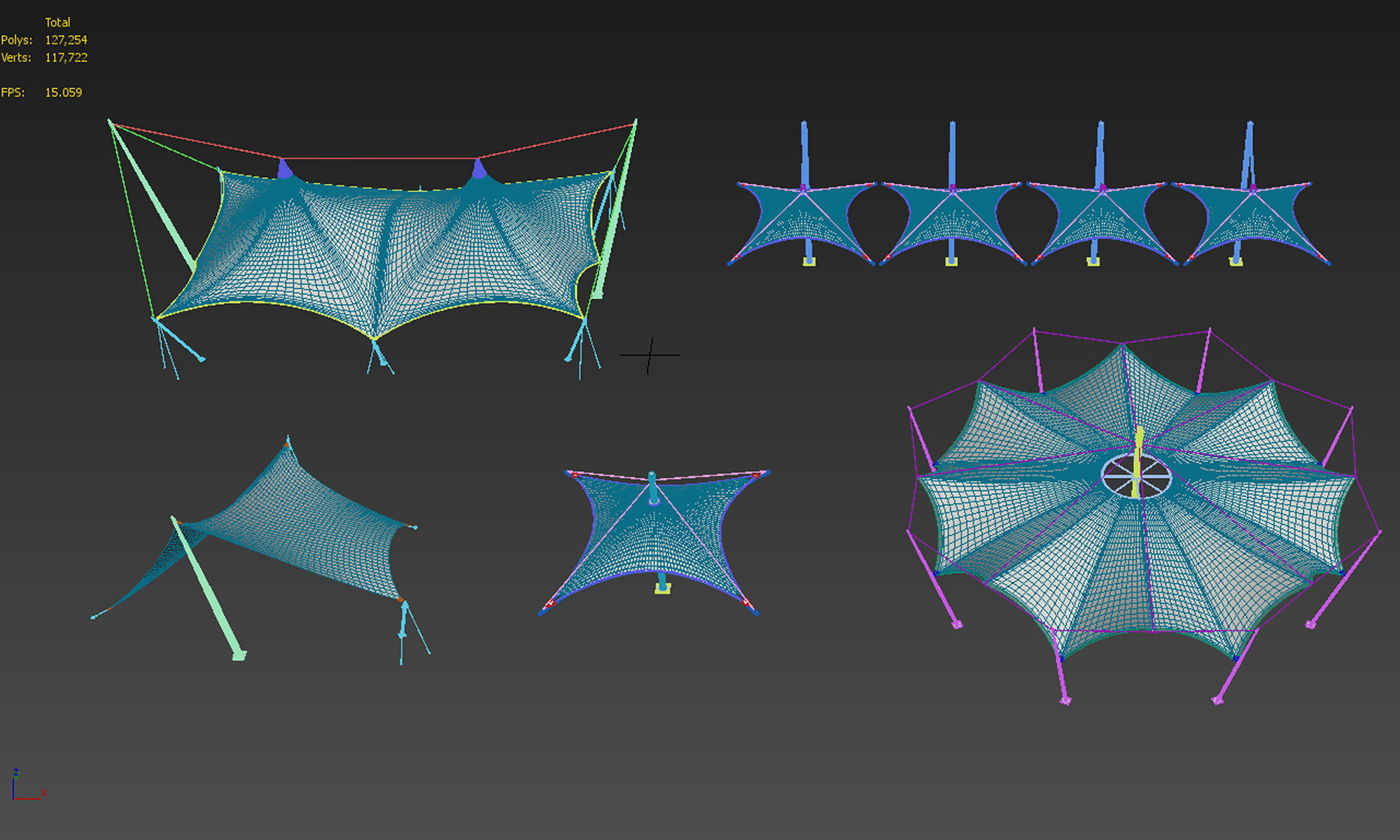 Canopy Tent 3D model_21