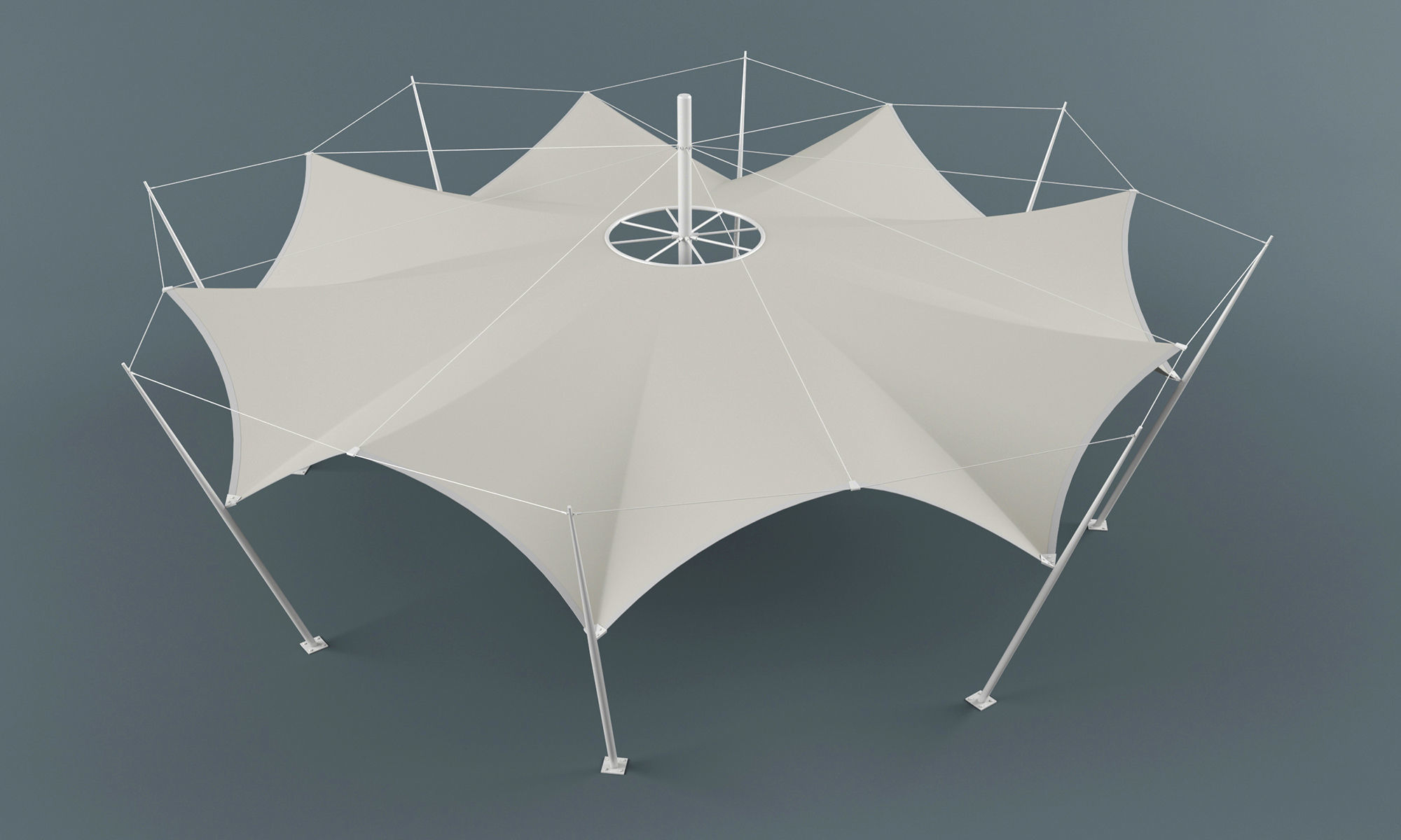 Canopy Tent 3D model_13