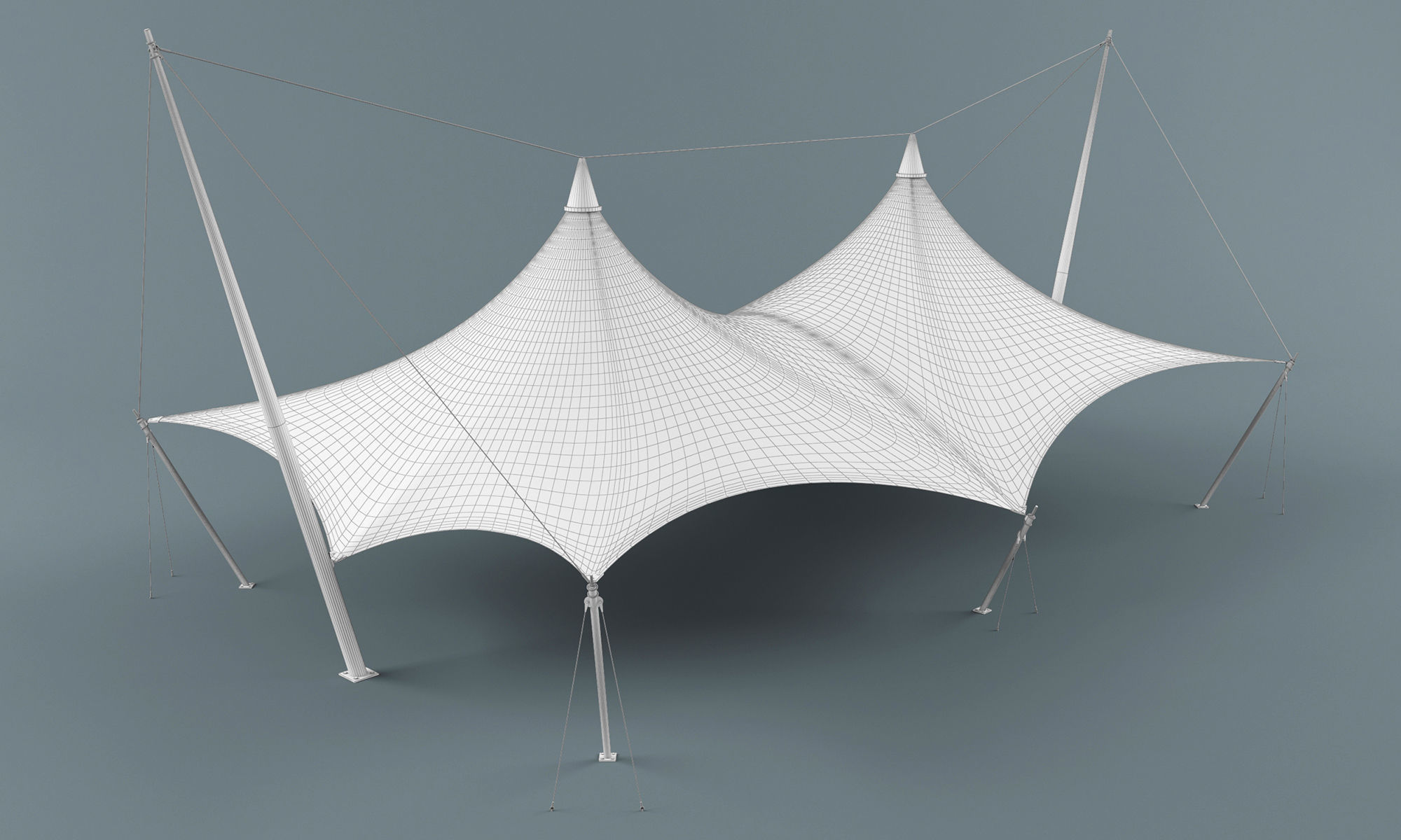 Canopy Tent 3D model_2