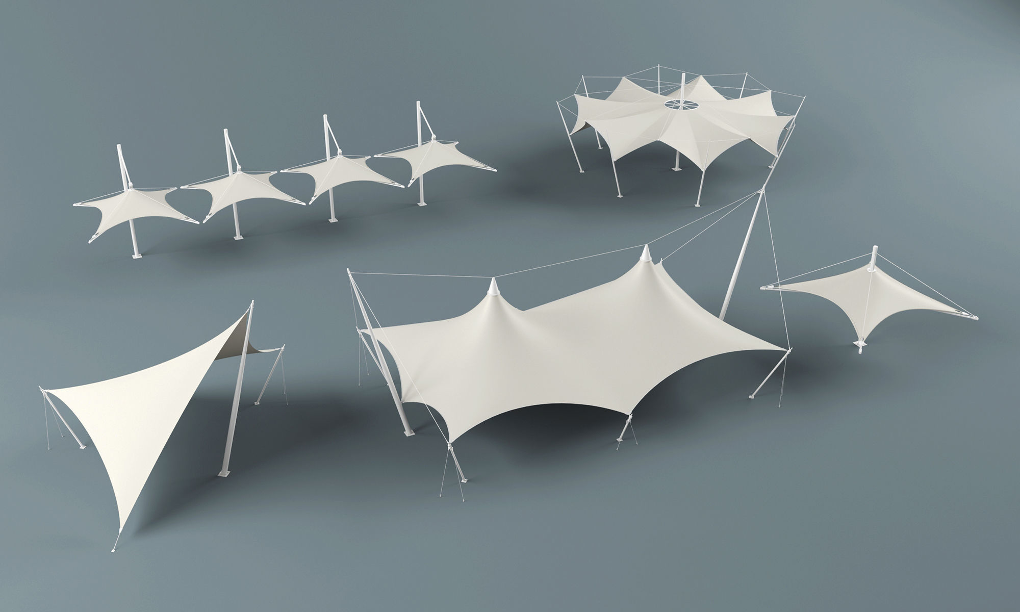 Canopy Tent 3D model_20