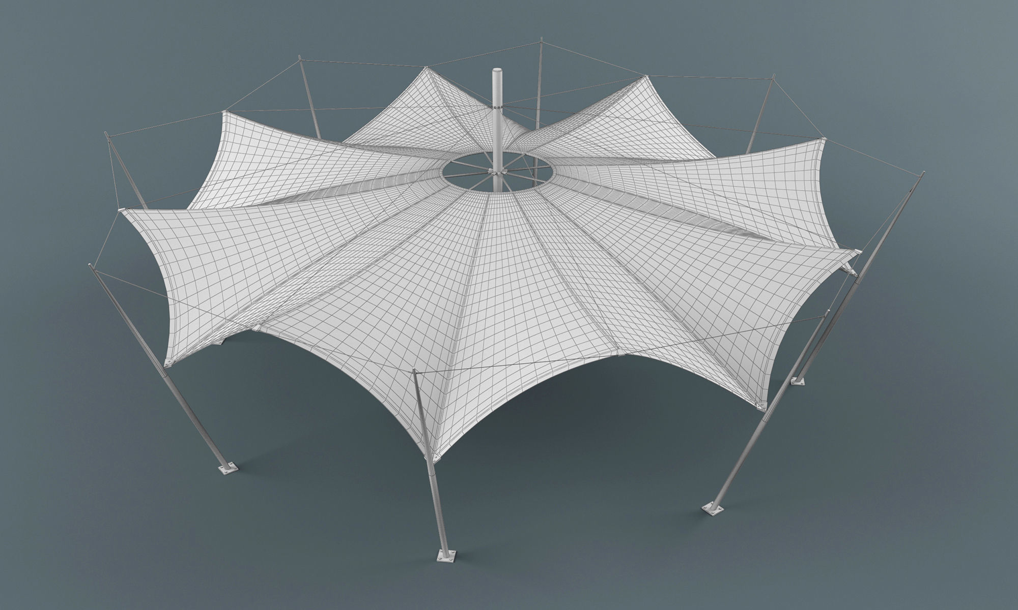 Canopy Tent 3D model_14
