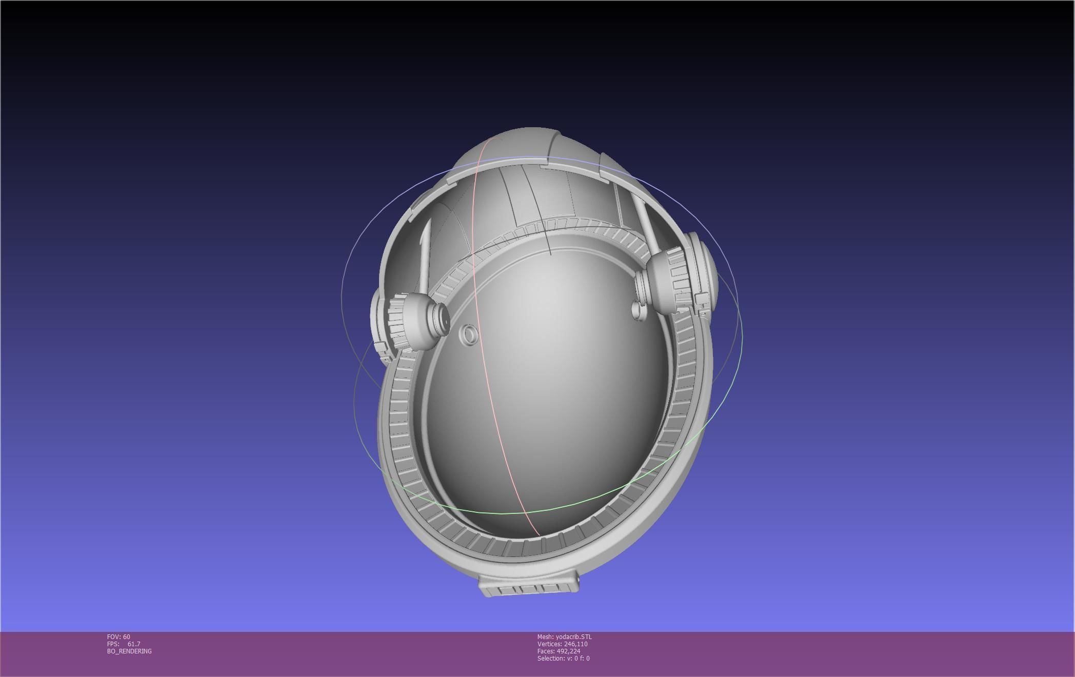Star Wars Mandalorian Baby Yoda Crib Printable Assembly 3D print model_29