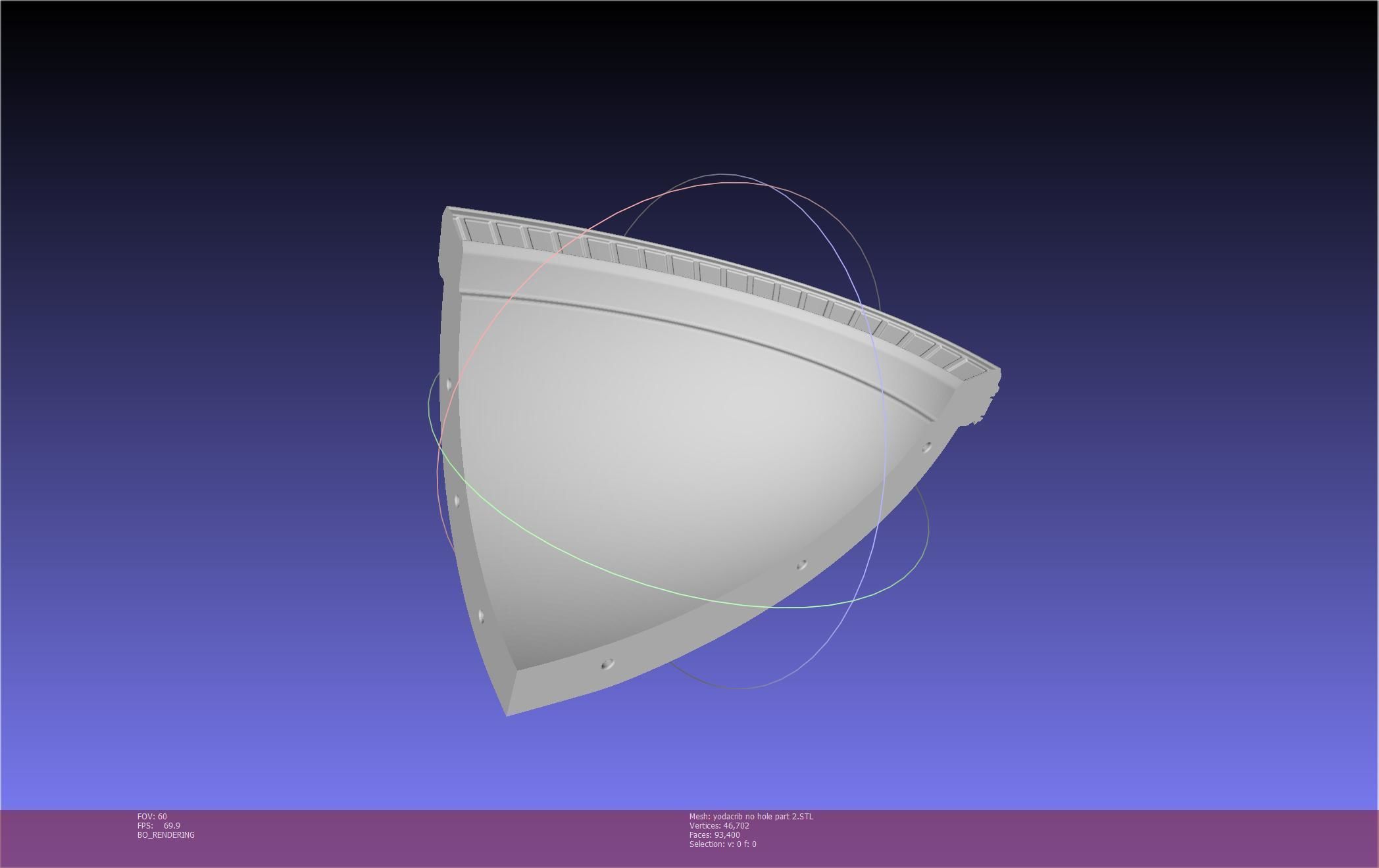 Star Wars Mandalorian Baby Yoda Crib Printable Assembly 3D print model_75