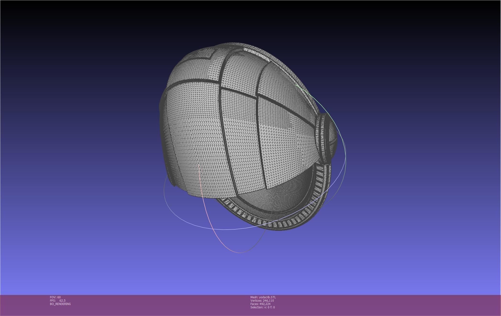 Star Wars Mandalorian Baby Yoda Crib Printable Assembly 3D print model_17