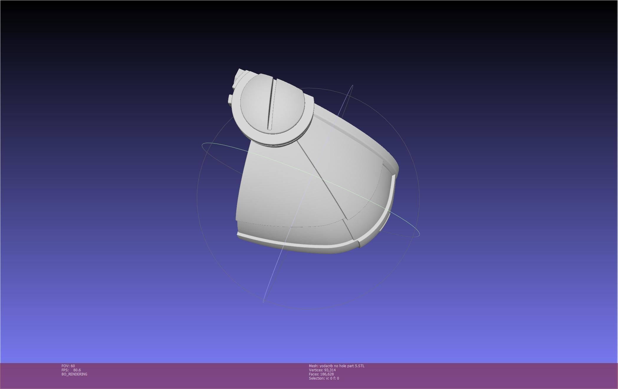 Star Wars Mandalorian Baby Yoda Crib Printable Assembly 3D print model_94