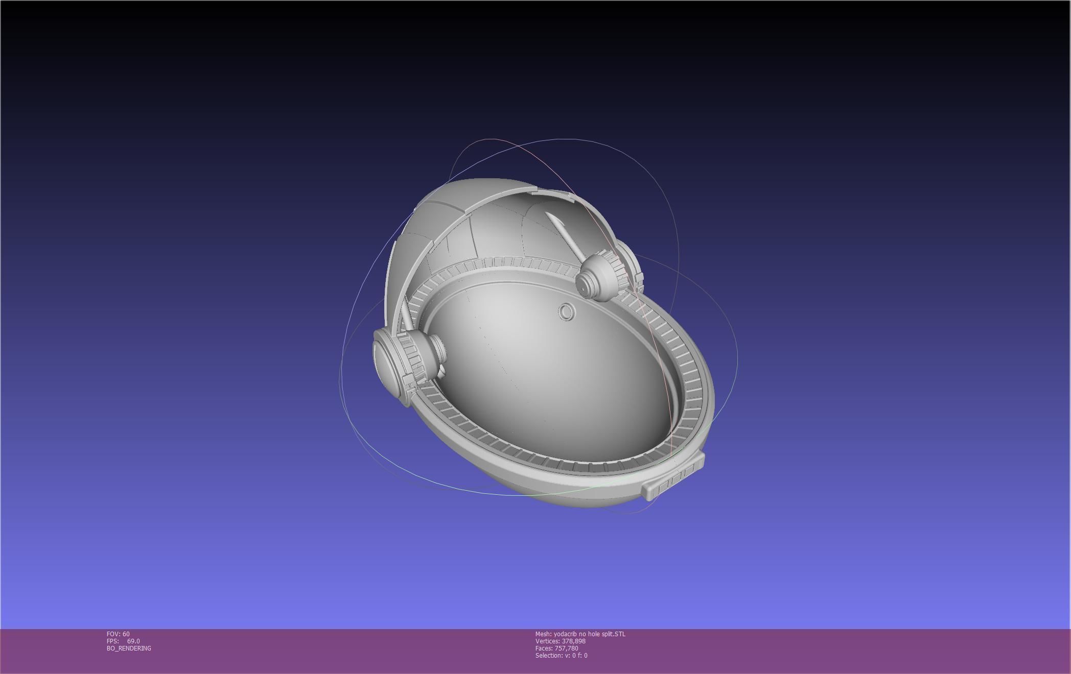 Star Wars Mandalorian Baby Yoda Crib Printable Assembly 3D print model_110