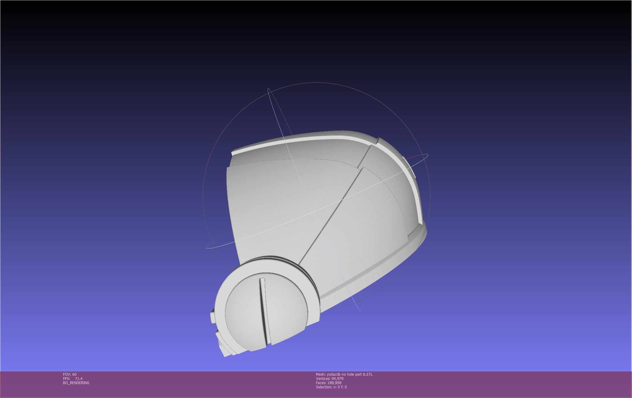 Star Wars Mandalorian Baby Yoda Crib Printable Assembly 3D print model_101