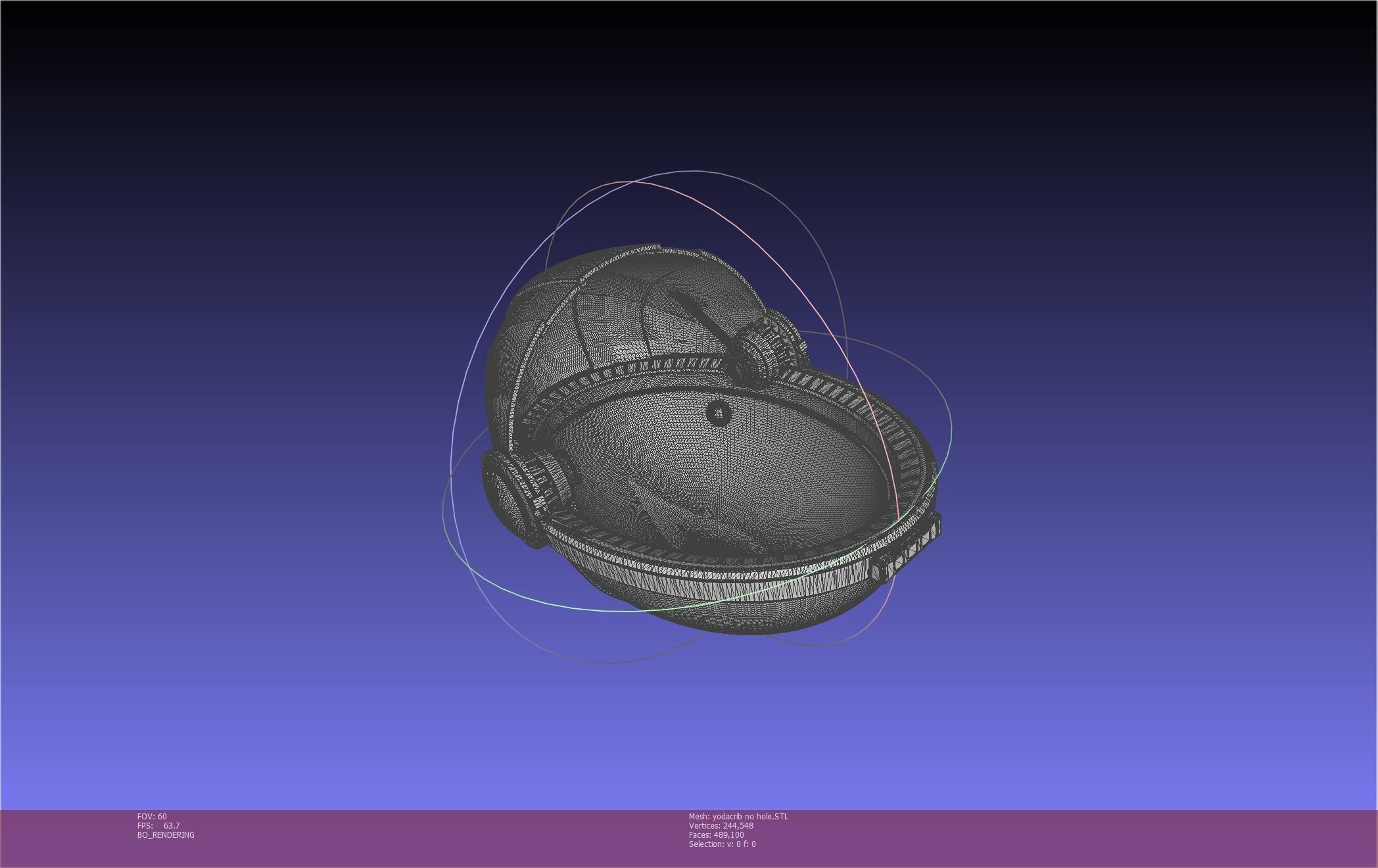 Star Wars Mandalorian Baby Yoda Crib Printable Assembly 3D print model_67
