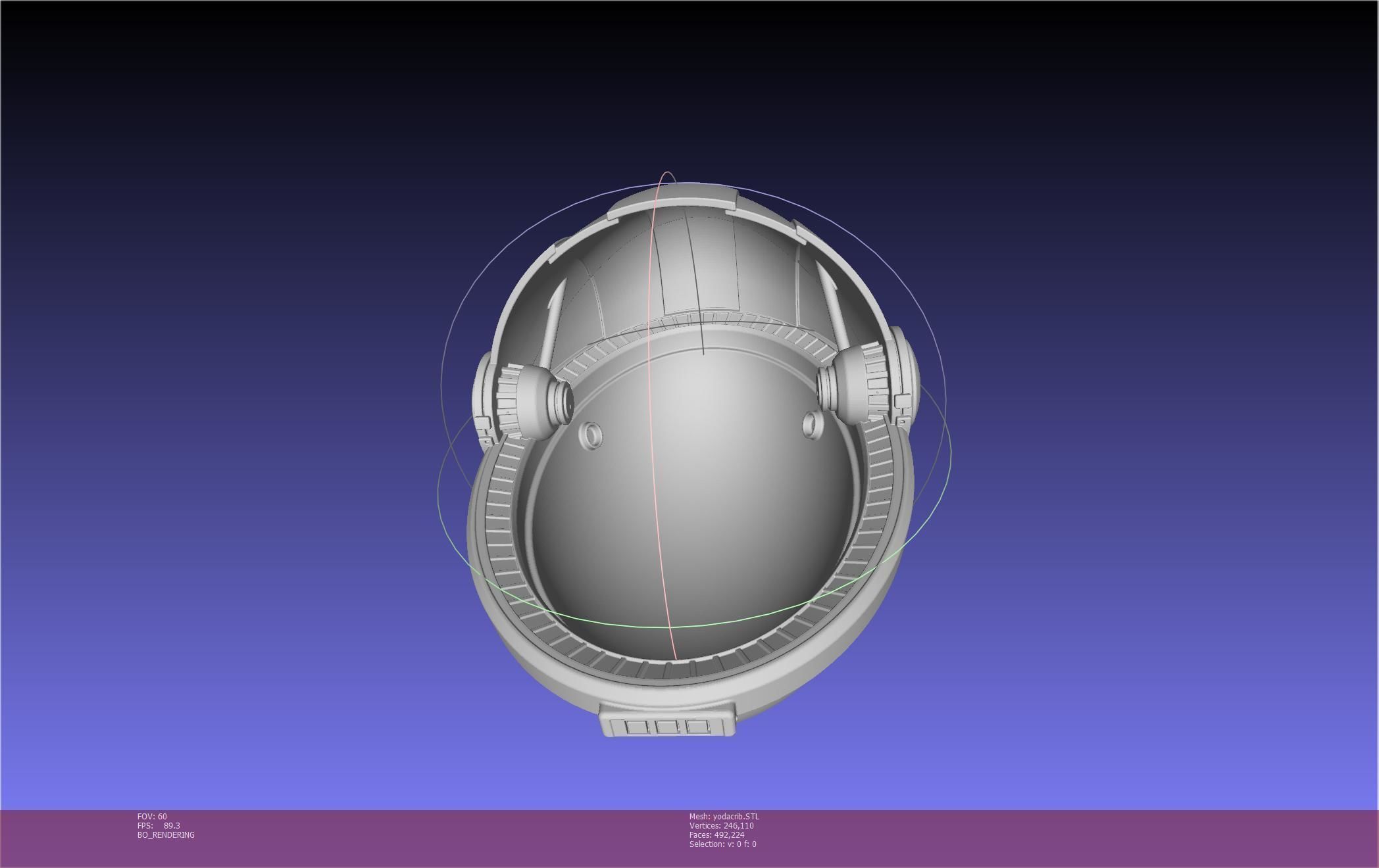 Star Wars Mandalorian Baby Yoda Crib Printable Assembly 3D print model_50