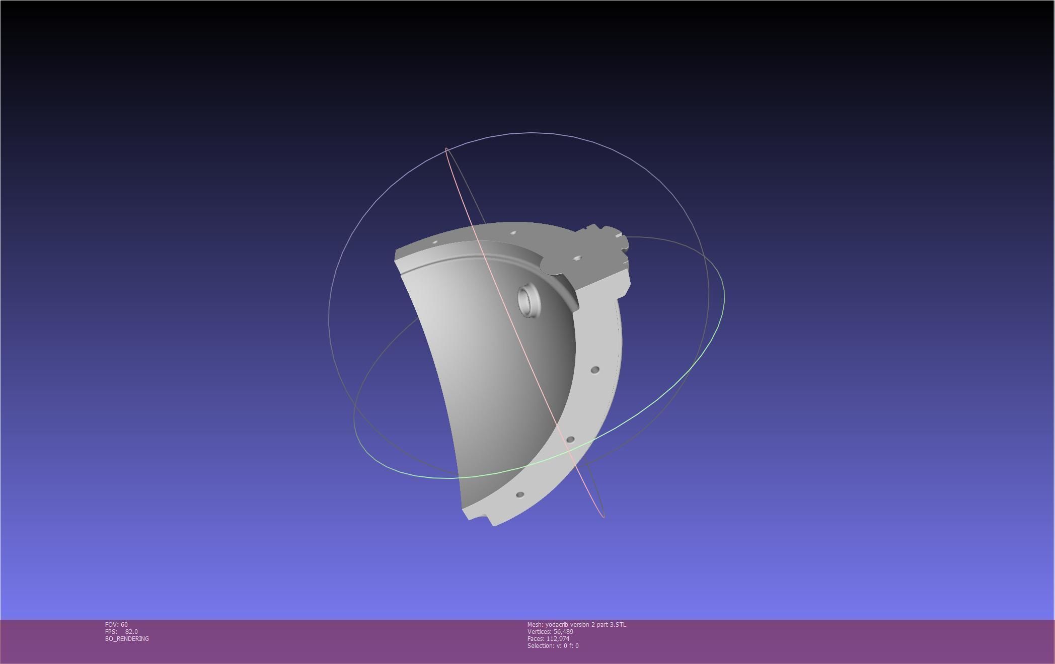 Star Wars Mandalorian Baby Yoda Crib Printable Assembly 3D print model_132