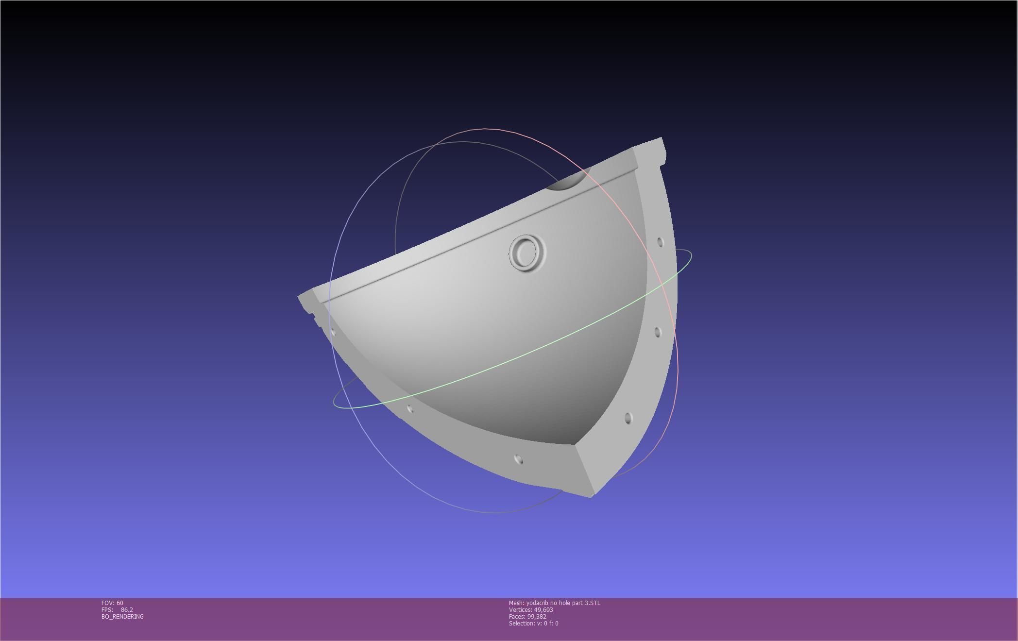 Star Wars Mandalorian Baby Yoda Crib Printable Assembly 3D print model_81
