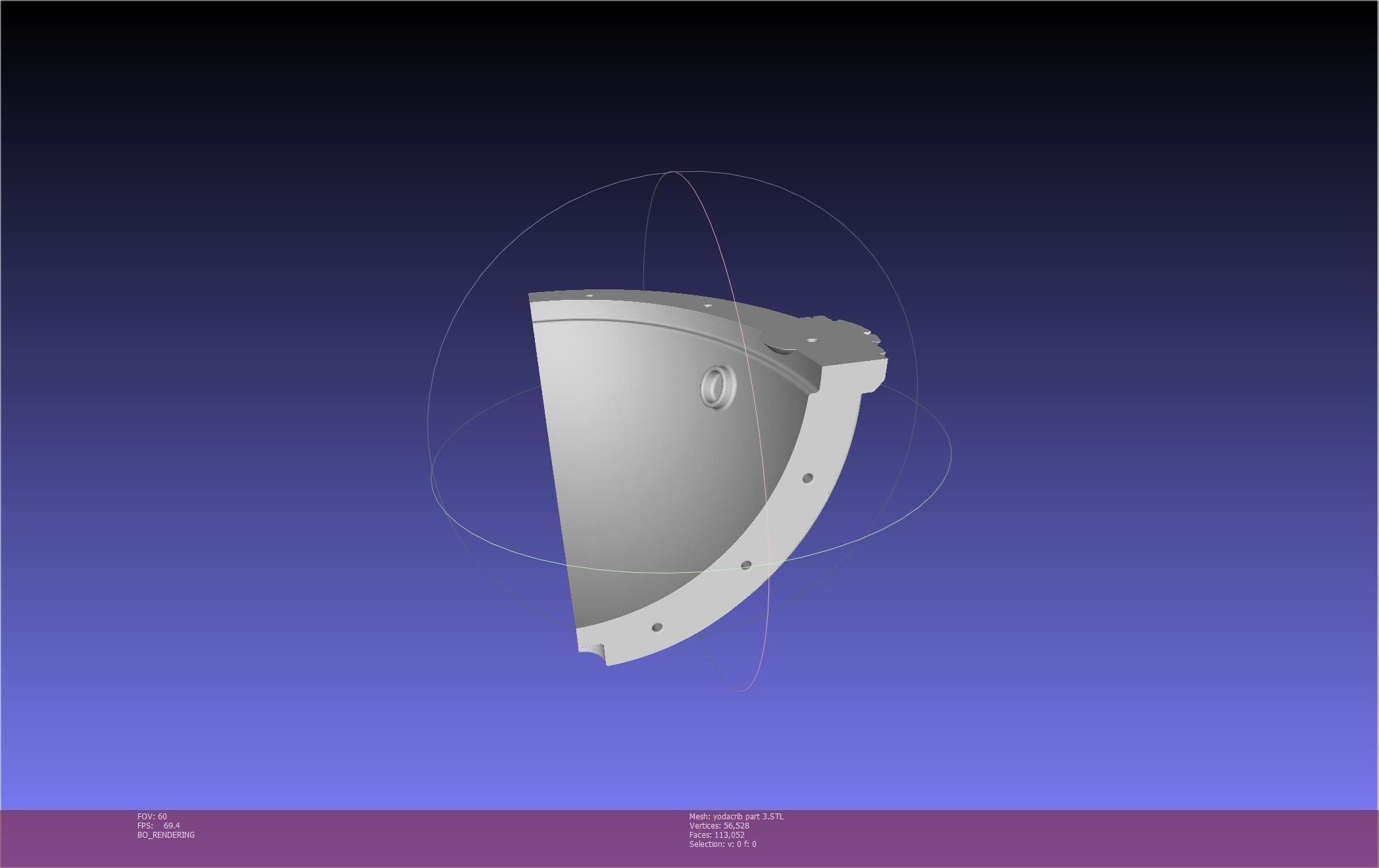 Star Wars Mandalorian Baby Yoda Crib Printable Assembly 3D print model_114