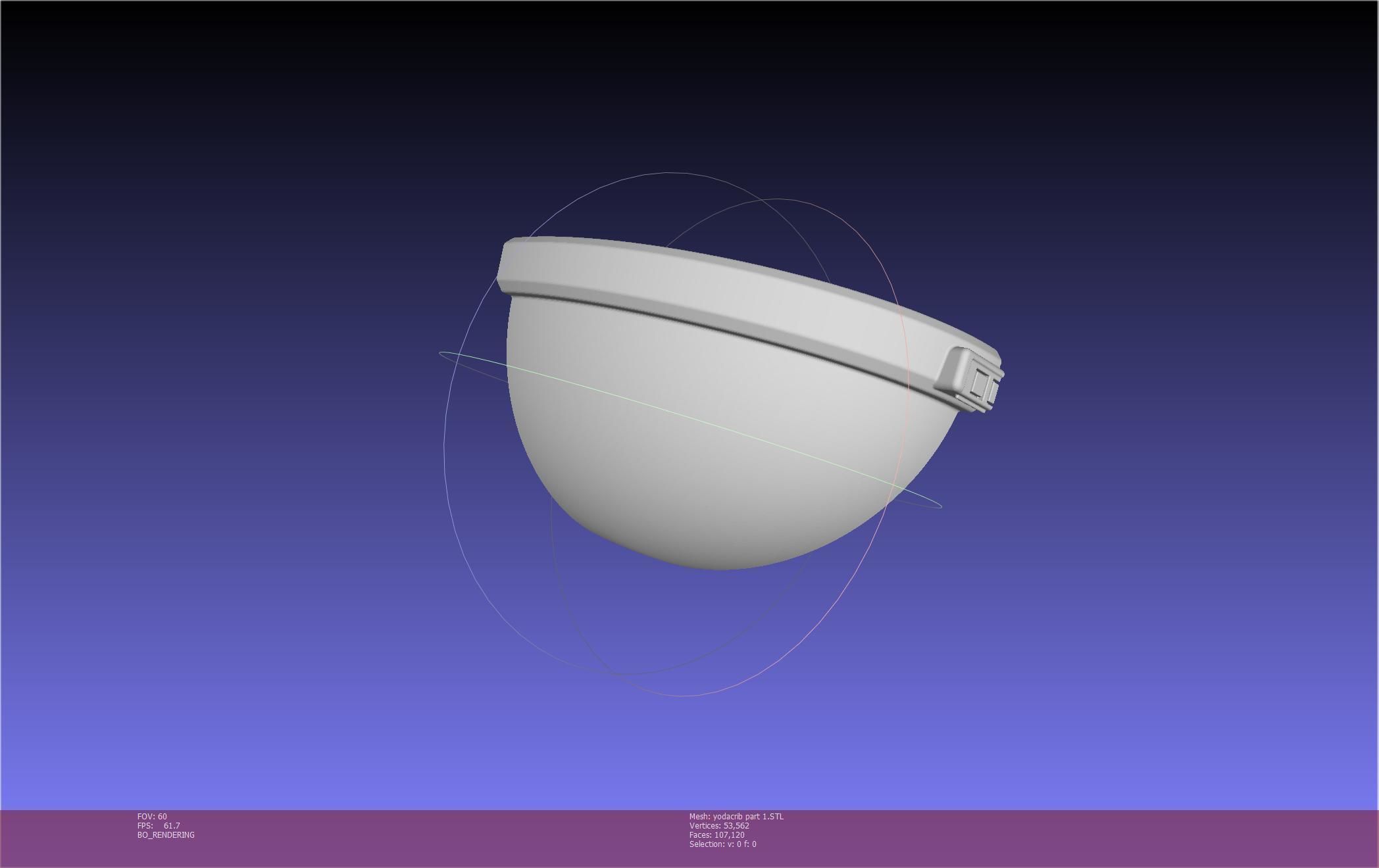 Star Wars Mandalorian Baby Yoda Crib Printable Assembly 3D print model_112