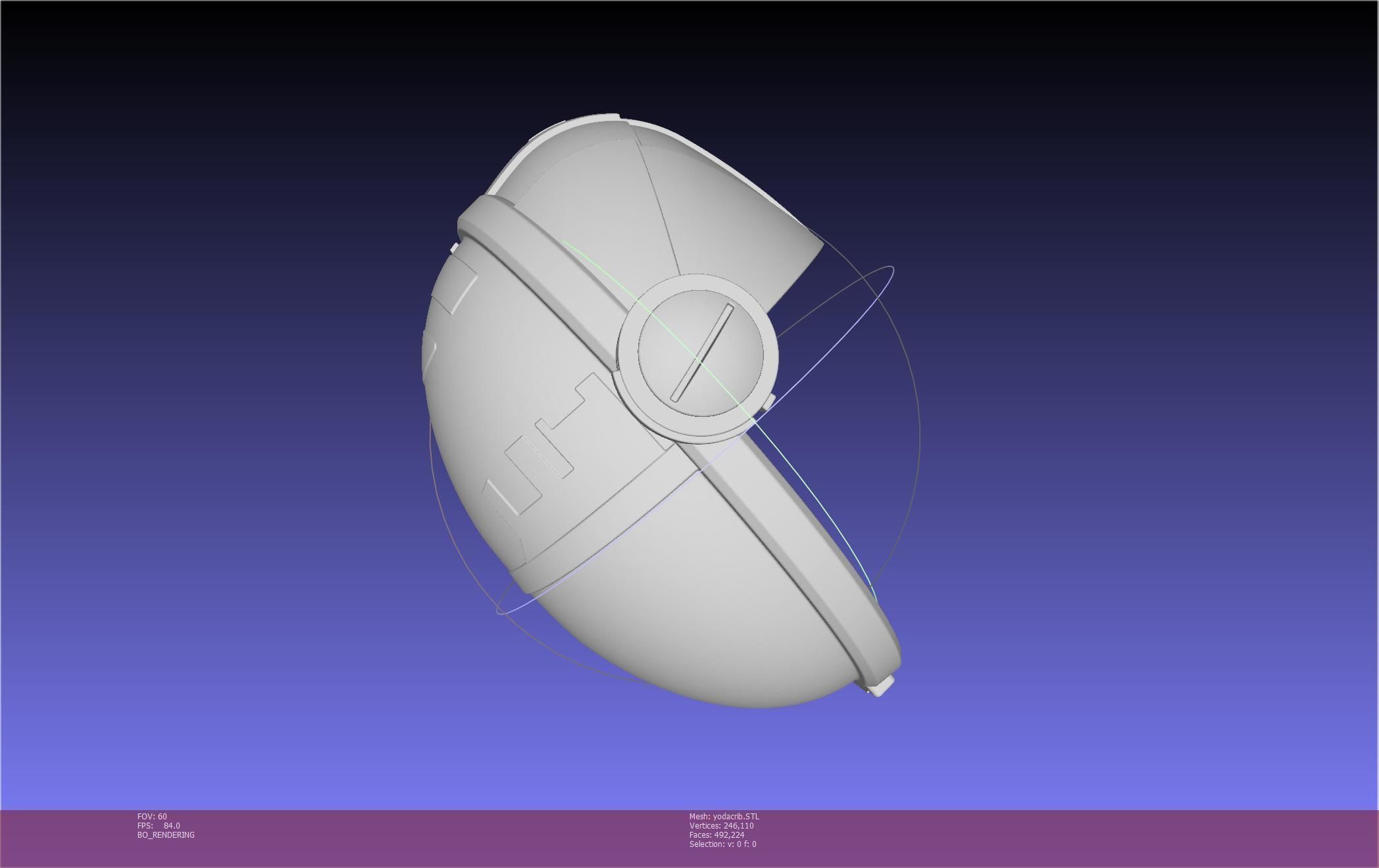 Star Wars Mandalorian Baby Yoda Crib Printable Assembly 3D print model_53