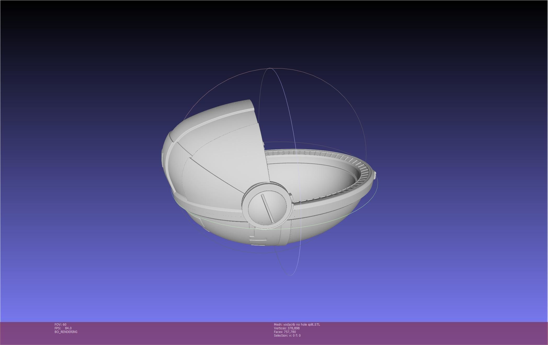 Star Wars Mandalorian Baby Yoda Crib Printable Assembly 3D print model_105