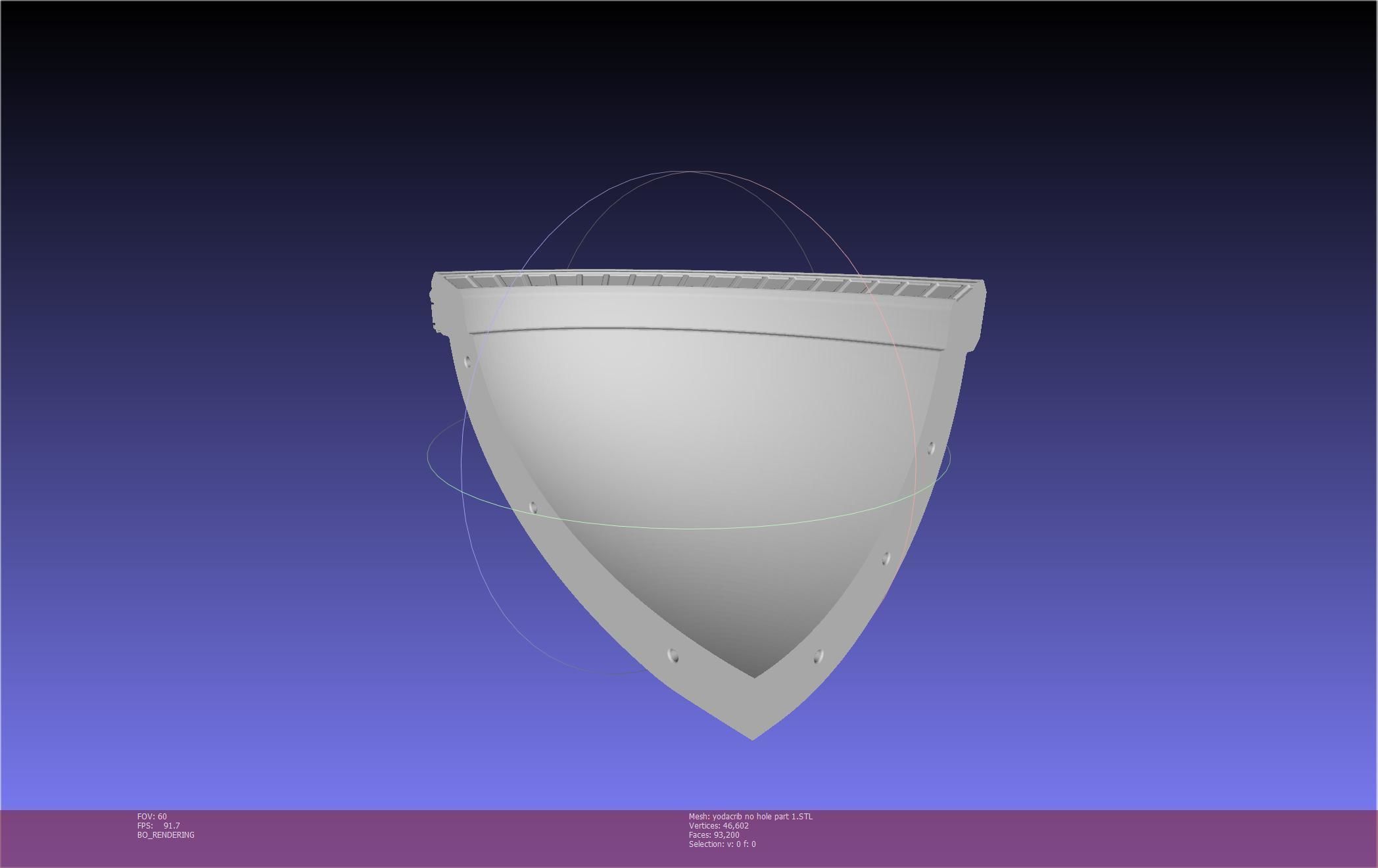Star Wars Mandalorian Baby Yoda Crib Printable Assembly 3D print model_72