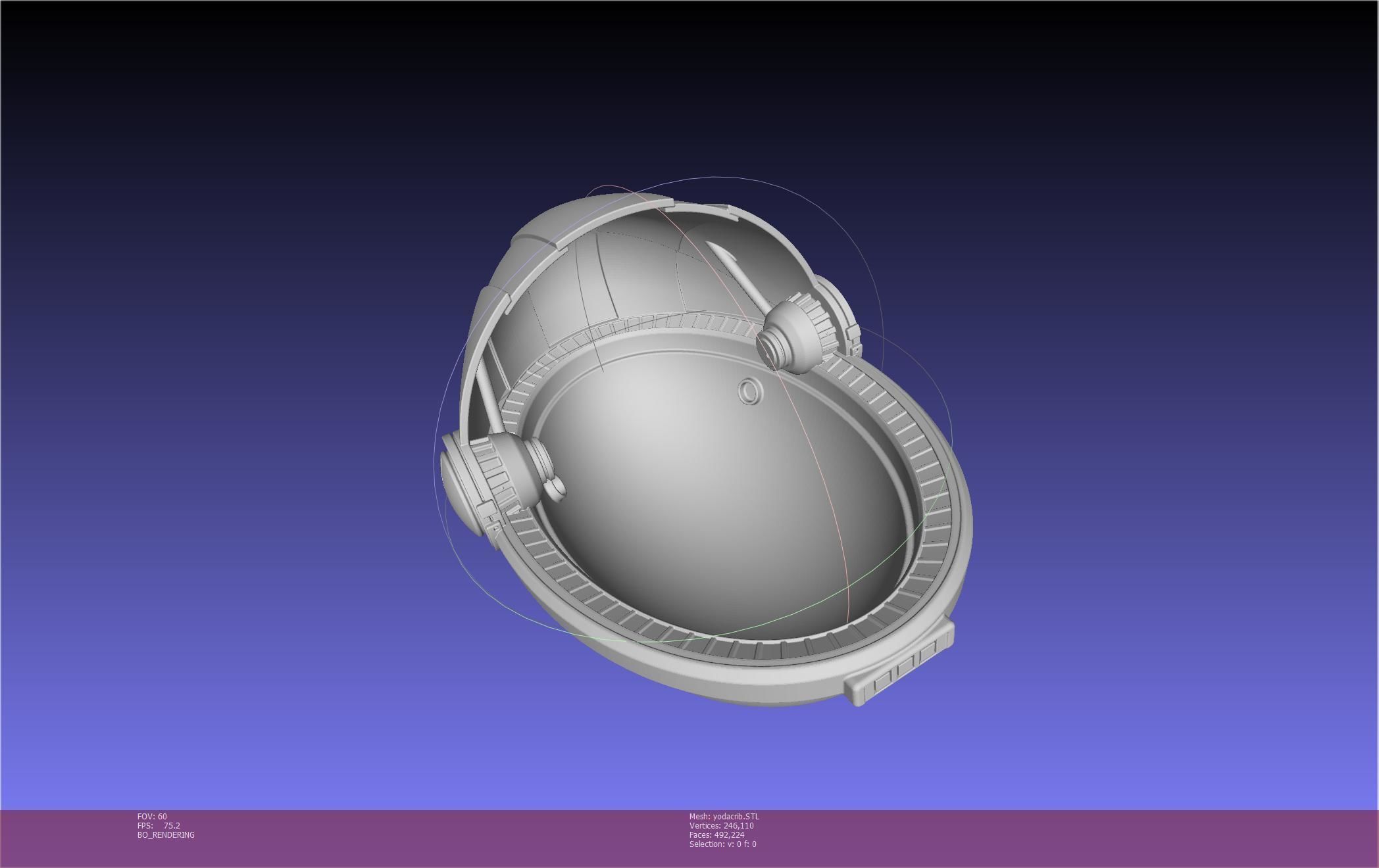 Star Wars Mandalorian Baby Yoda Crib Printable Assembly 3D print model_66