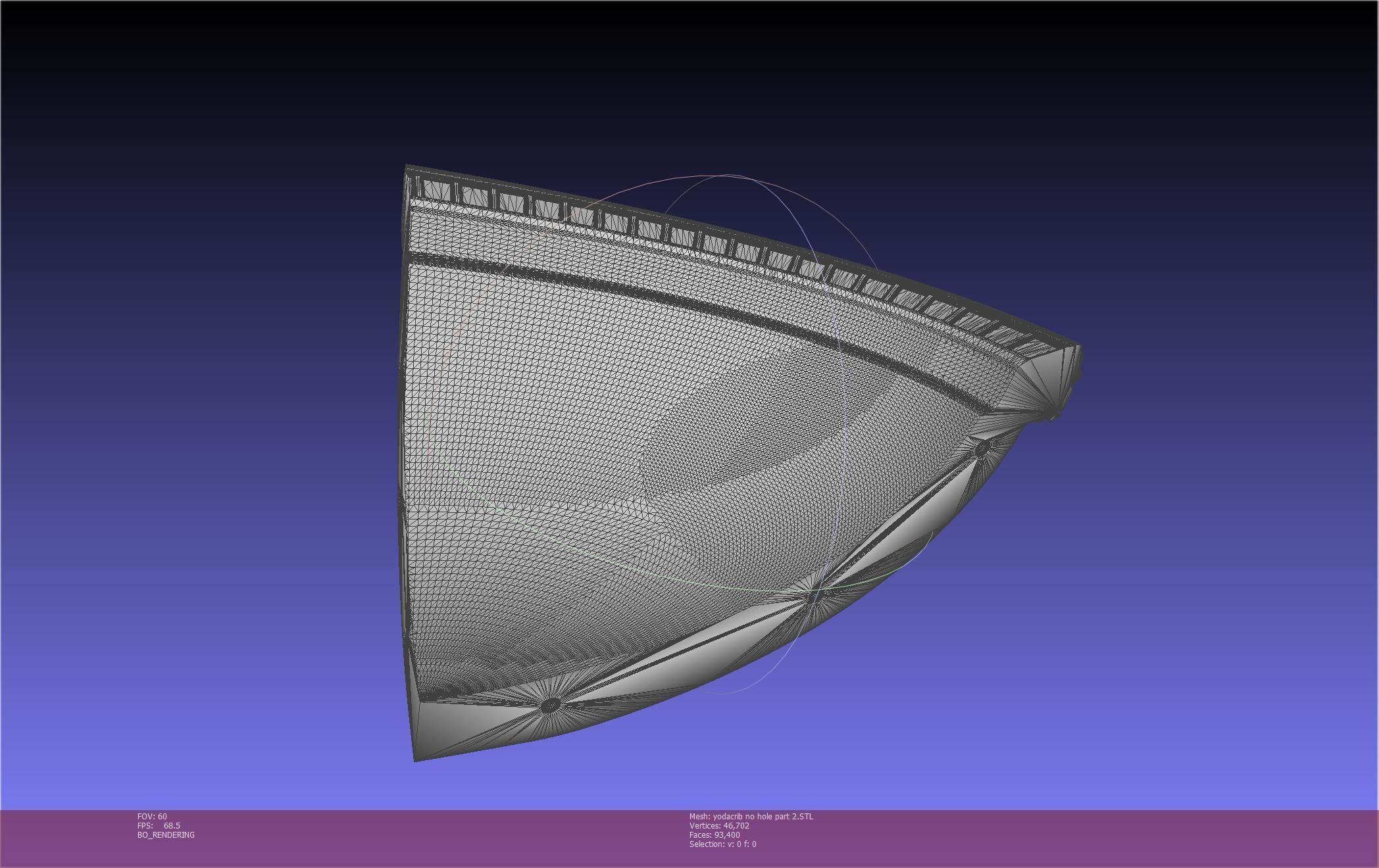Star Wars Mandalorian Baby Yoda Crib Printable Assembly 3D print model_74