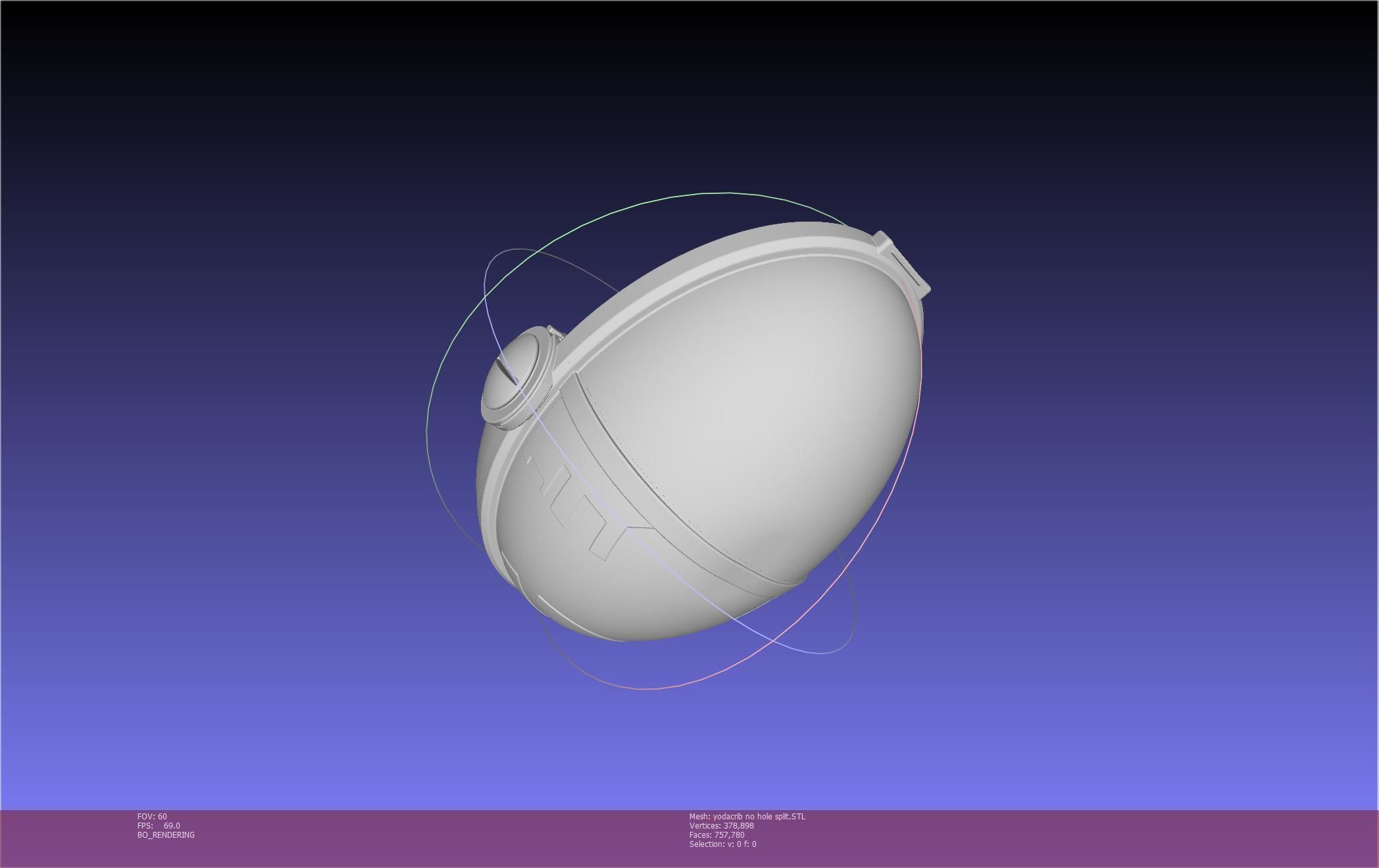 Star Wars Mandalorian Baby Yoda Crib Printable Assembly 3D print model_108