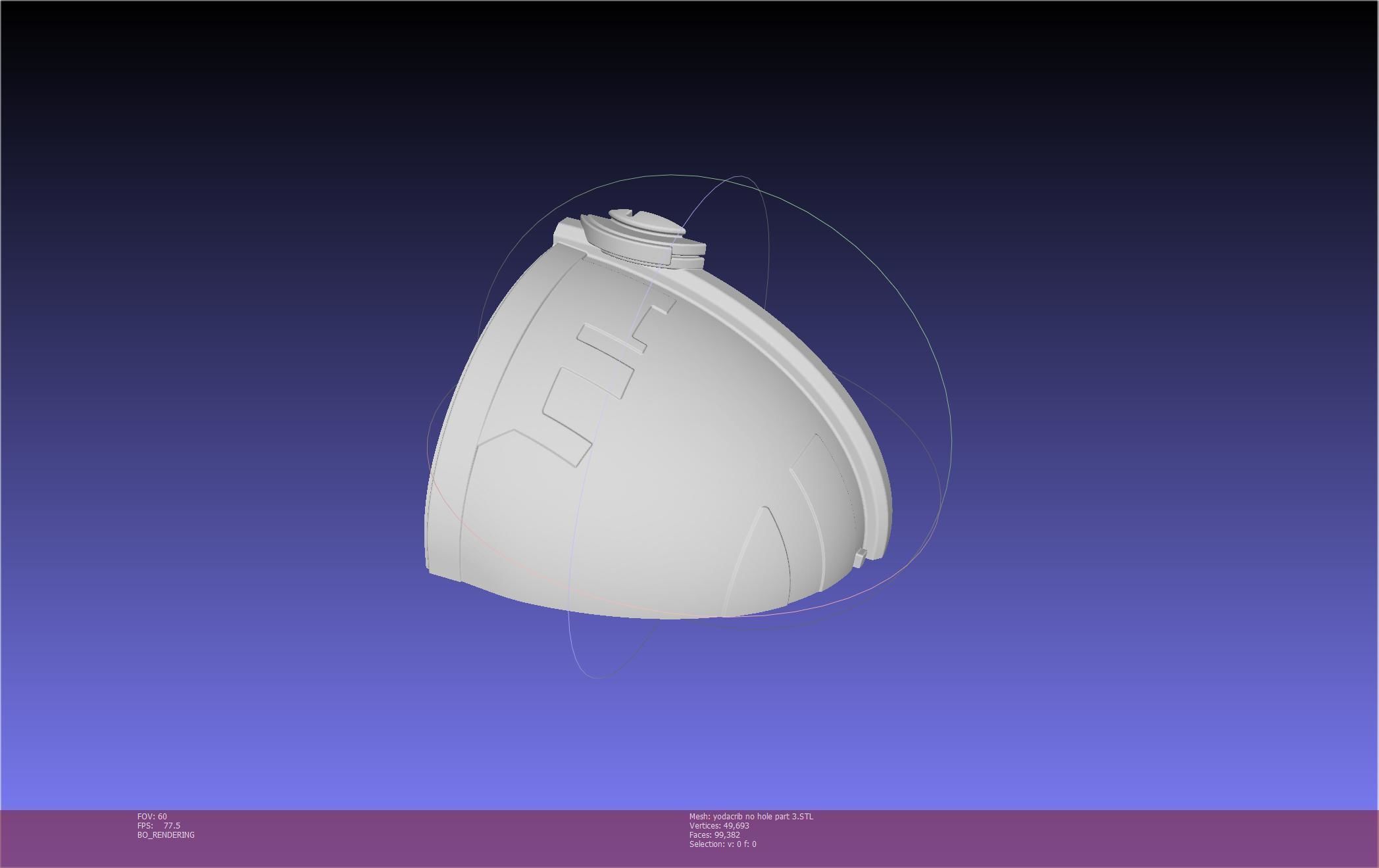 Star Wars Mandalorian Baby Yoda Crib Printable Assembly 3D print model_79