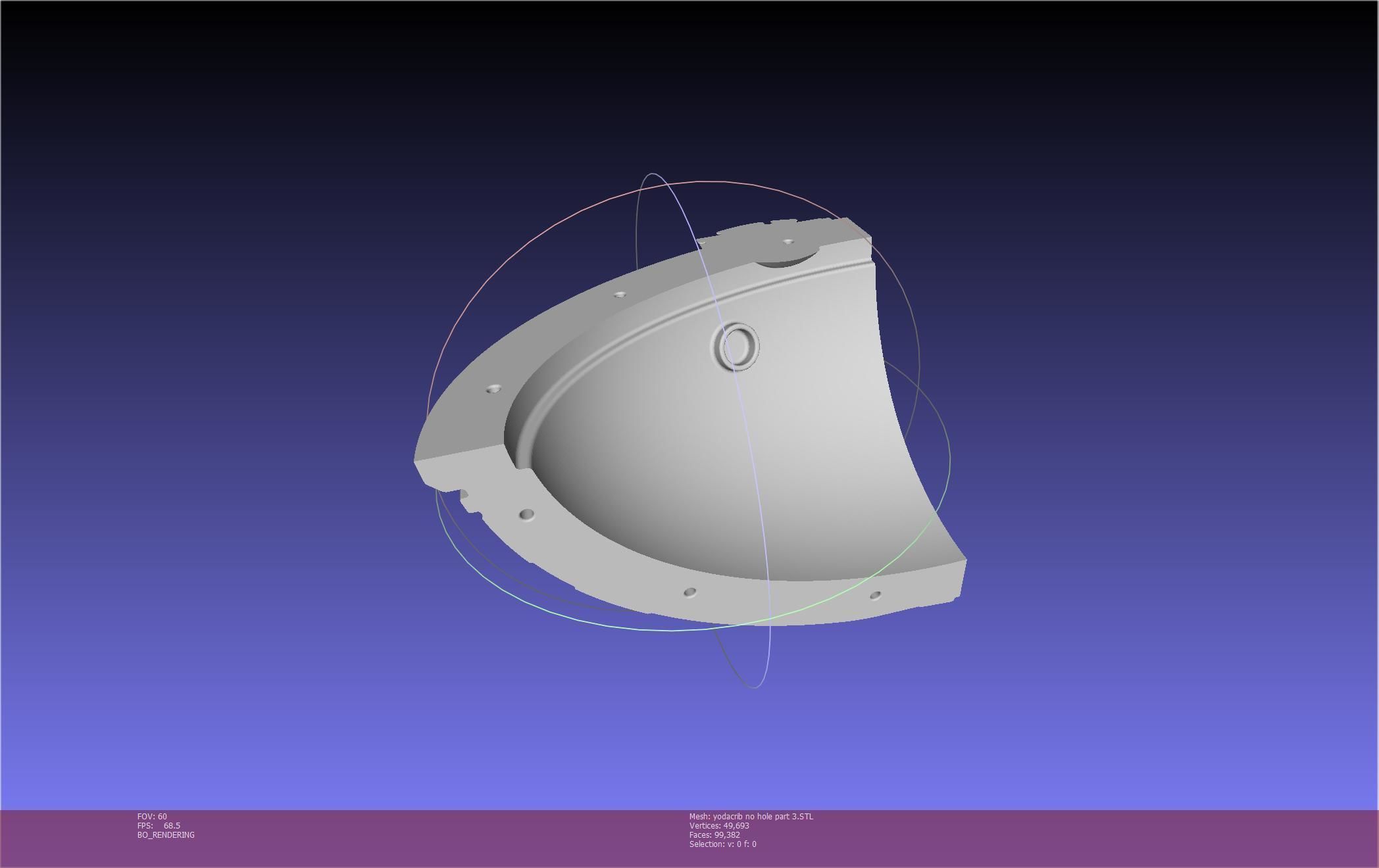 Star Wars Mandalorian Baby Yoda Crib Printable Assembly 3D print model_82