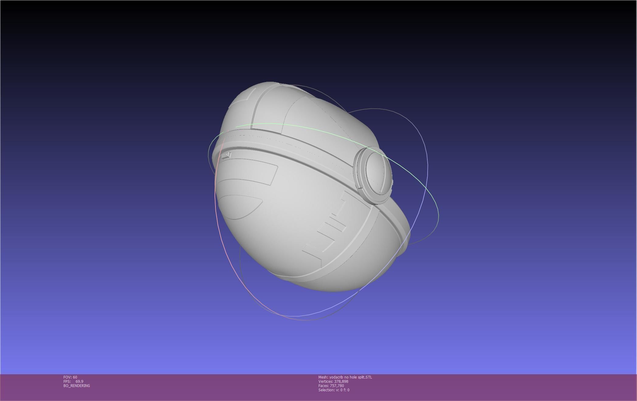 Star Wars Mandalorian Baby Yoda Crib Printable Assembly 3D print model_109