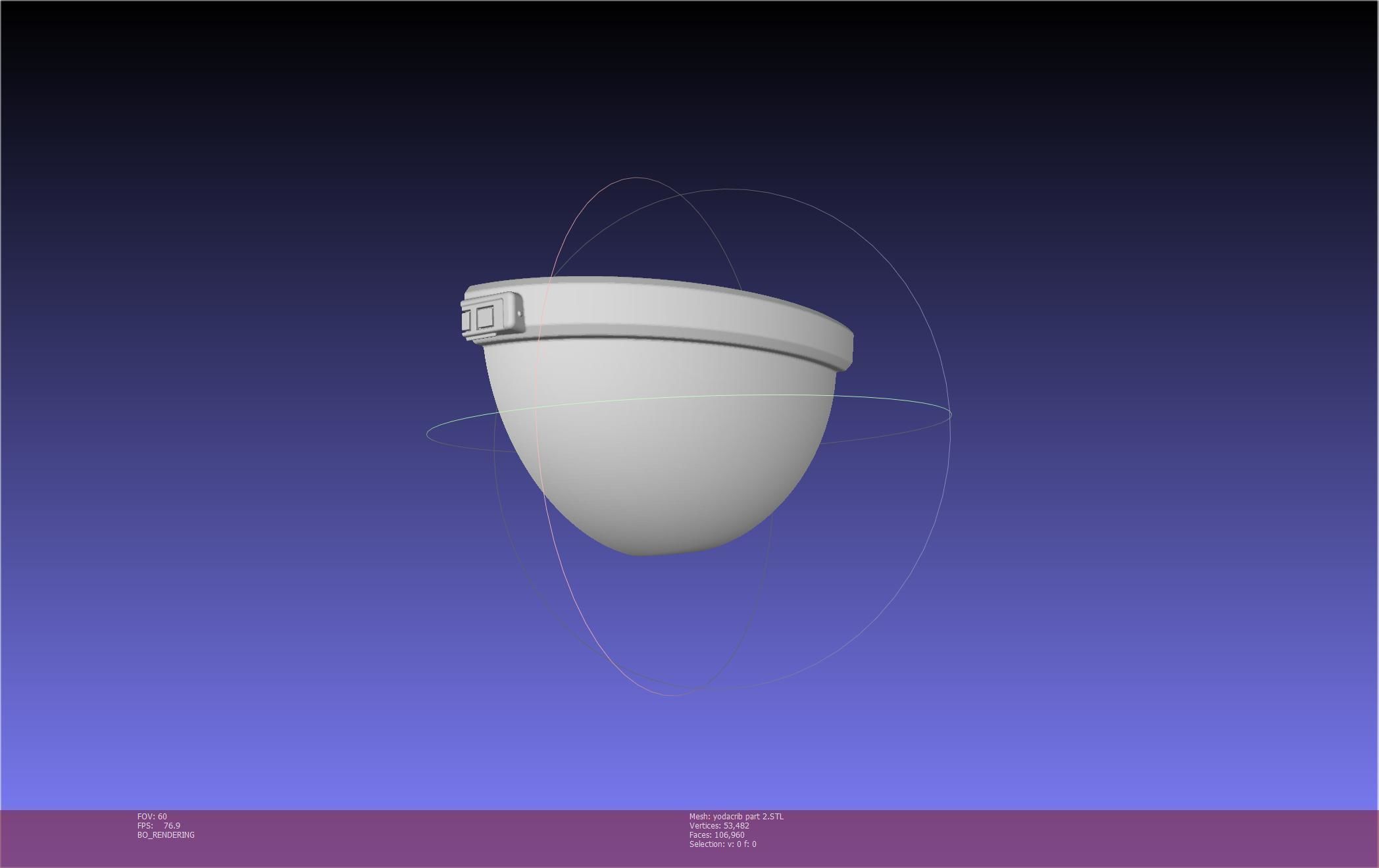 Star Wars Mandalorian Baby Yoda Crib Printable Assembly 3D print model_113