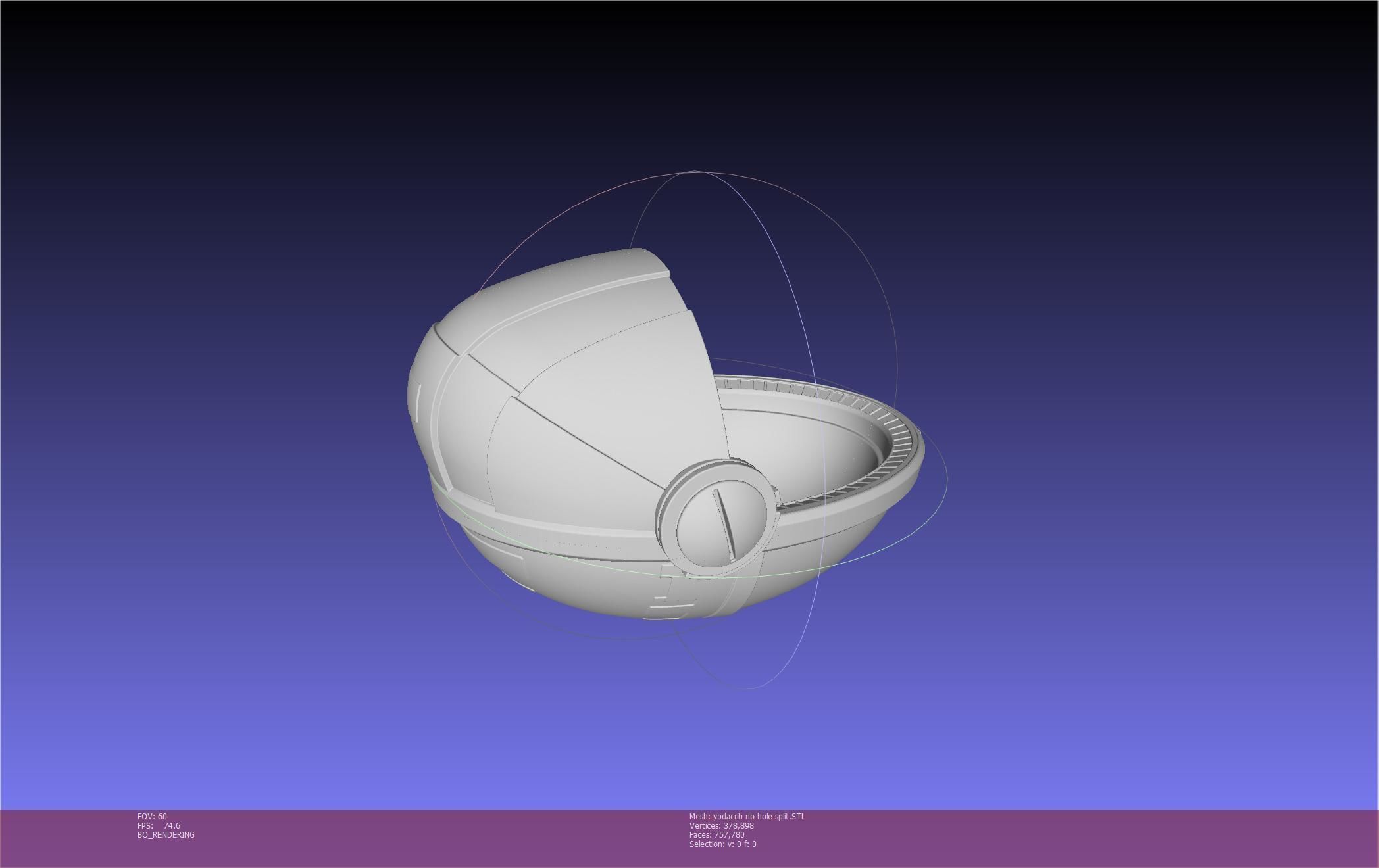 Star Wars Mandalorian Baby Yoda Crib Printable Assembly 3D print model_106