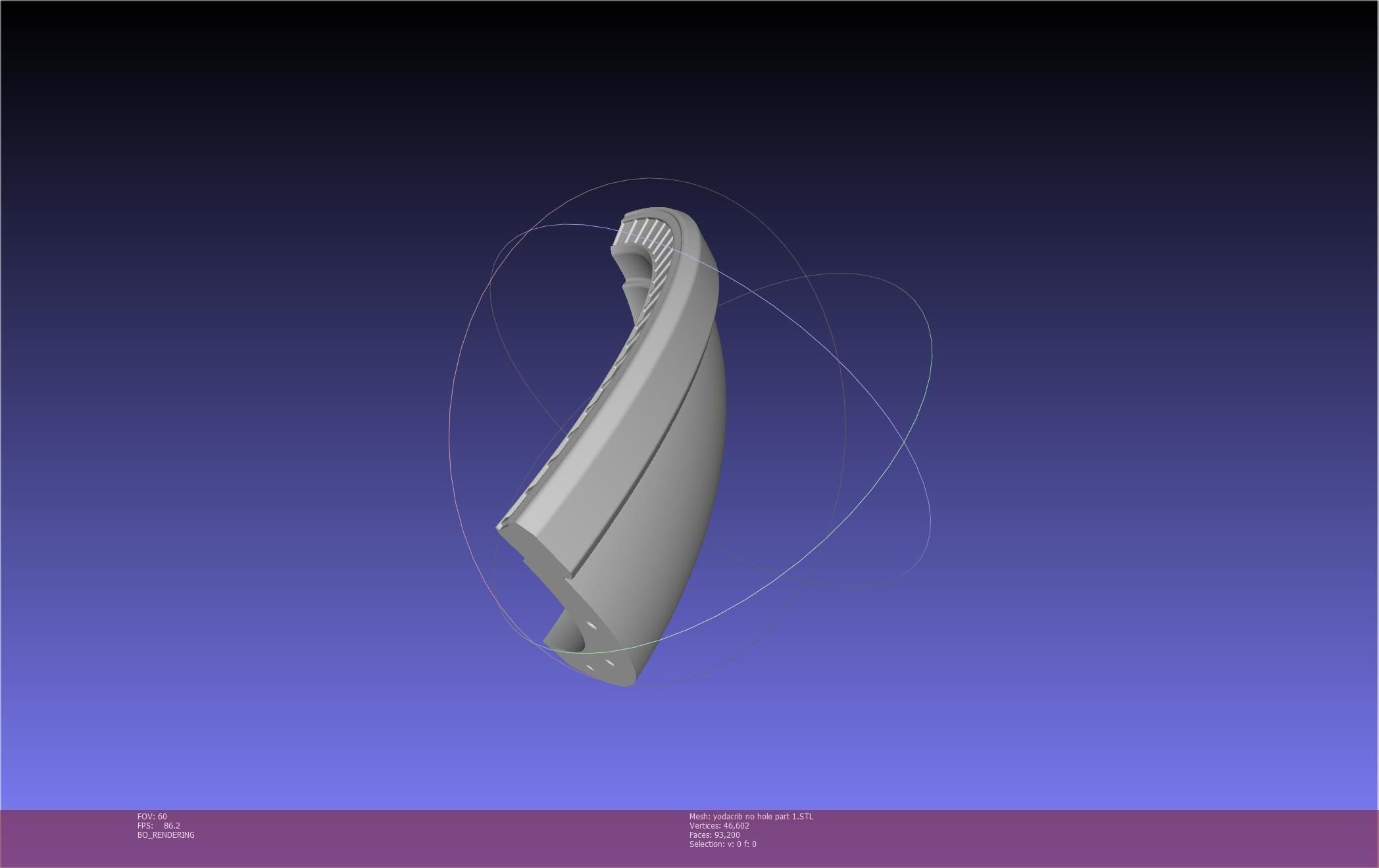 Star Wars Mandalorian Baby Yoda Crib Printable Assembly 3D print model_73