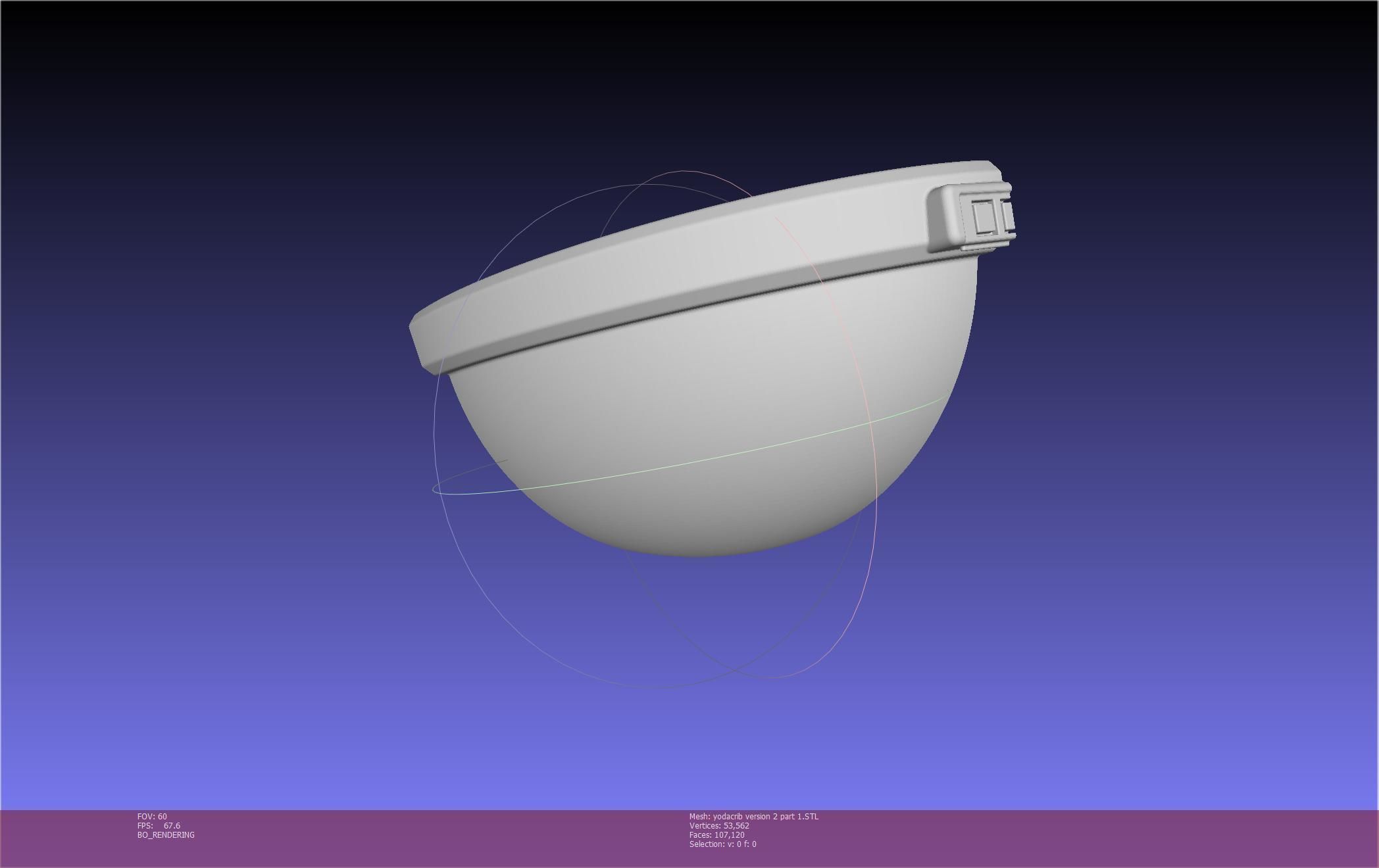 Star Wars Mandalorian Baby Yoda Crib Printable Assembly 3D print model_130