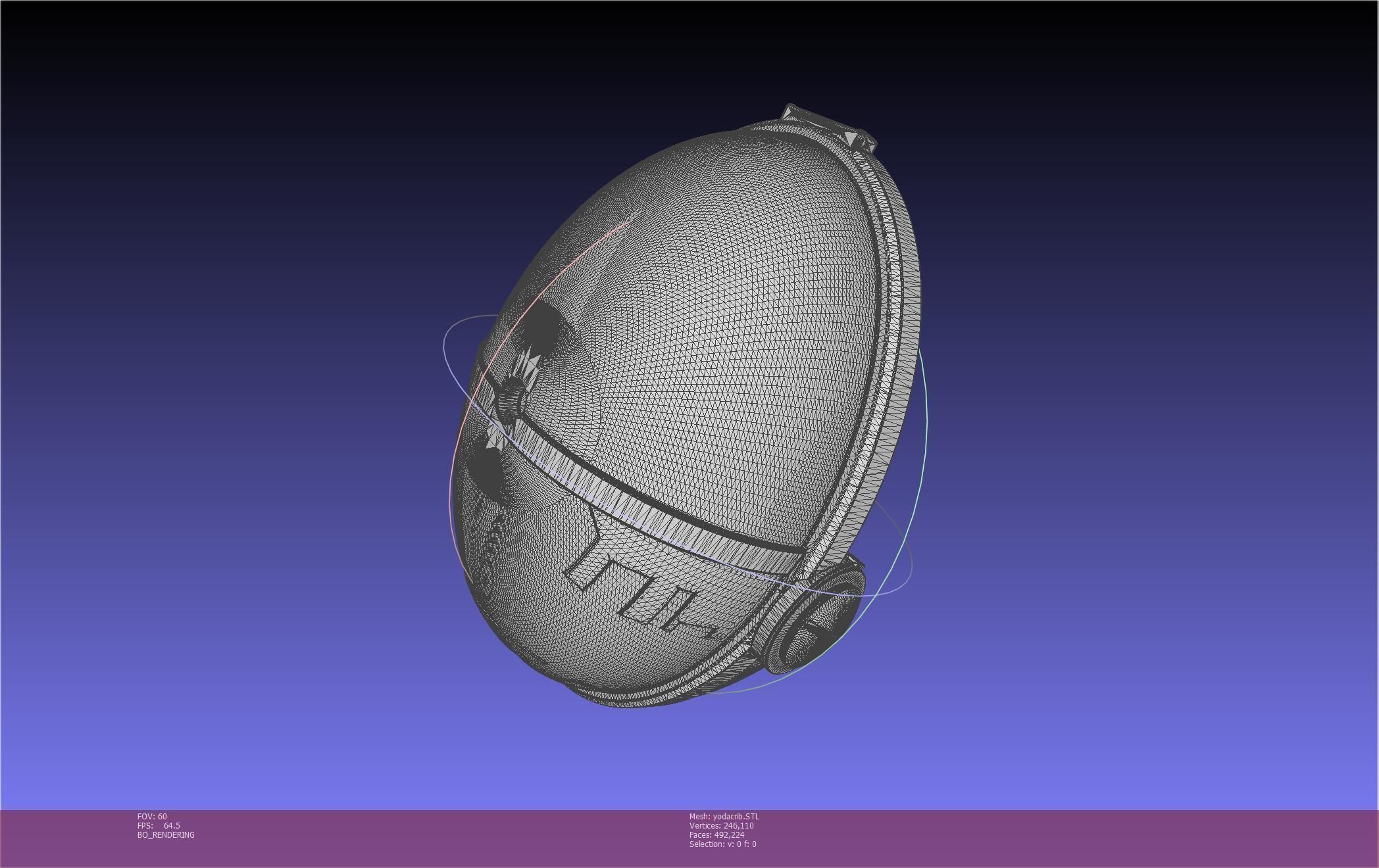 Star Wars Mandalorian Baby Yoda Crib Printable Assembly 3D print model_13