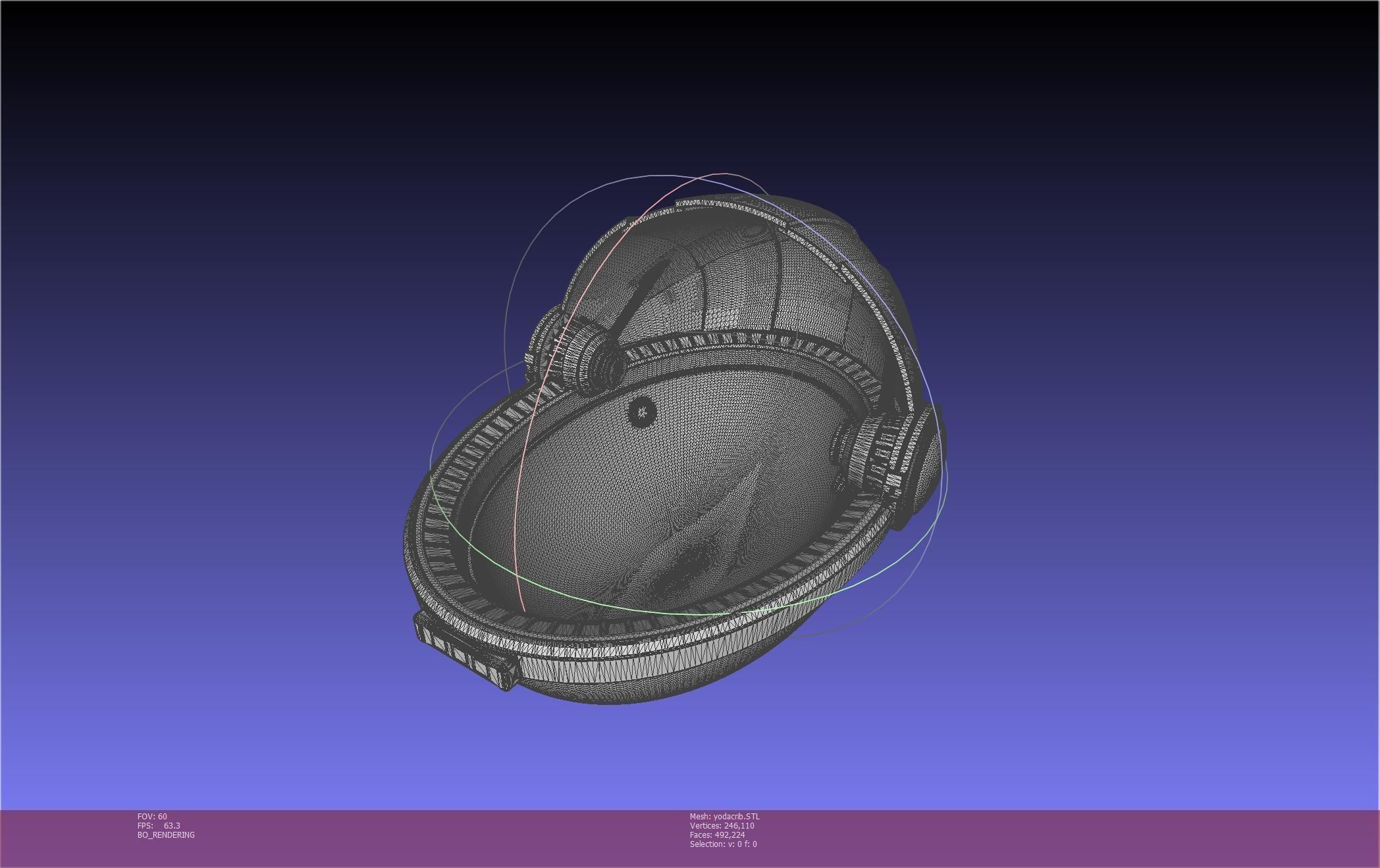 Star Wars Mandalorian Baby Yoda Crib Printable Assembly 3D print model_10