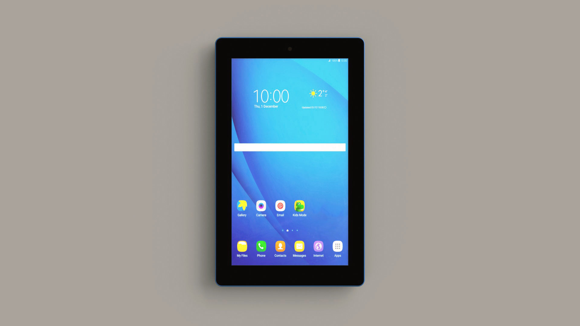 Small Digital Tablet Low-poly 3D model_4