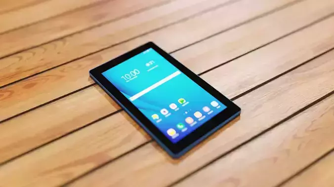 Small Digital Tablet Low-poly 3D model