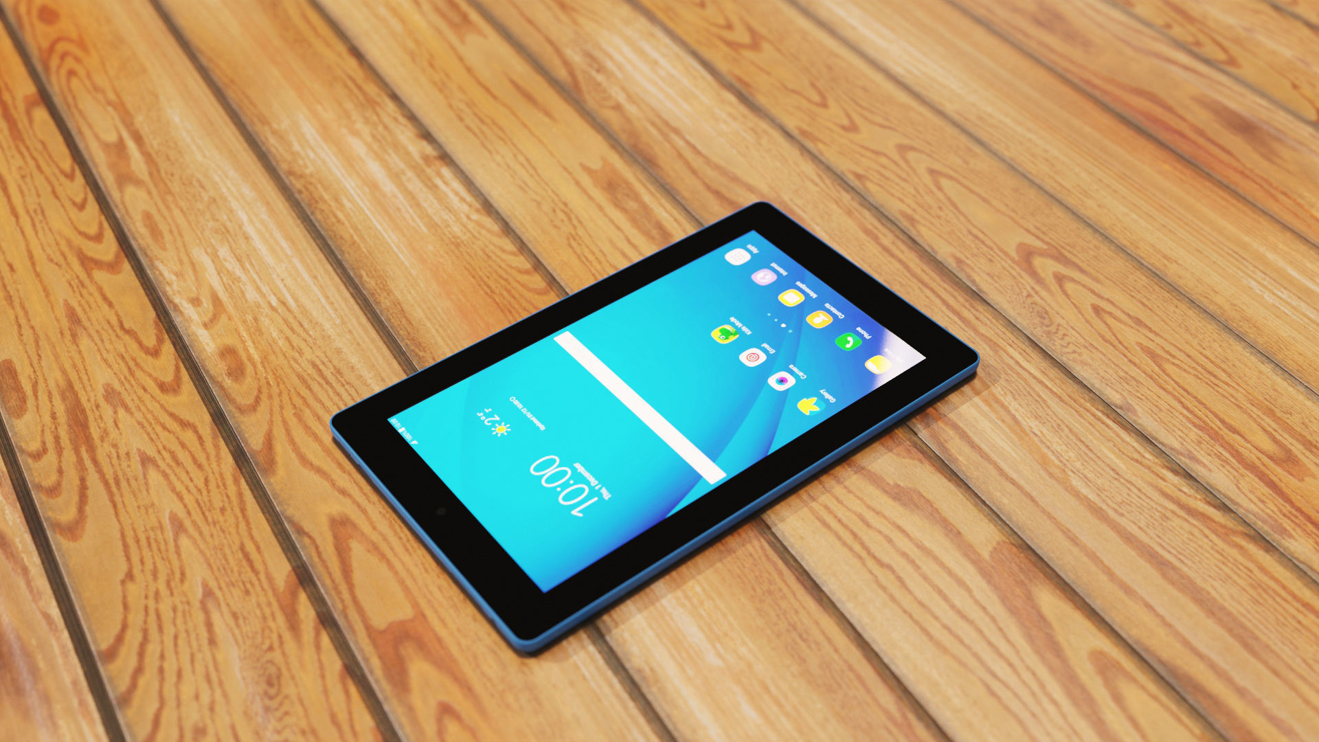 Small Digital Tablet Low-poly 3D model_1