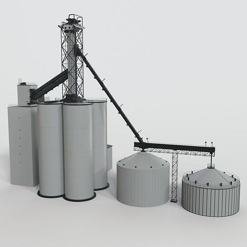 Concrete plant 3D model