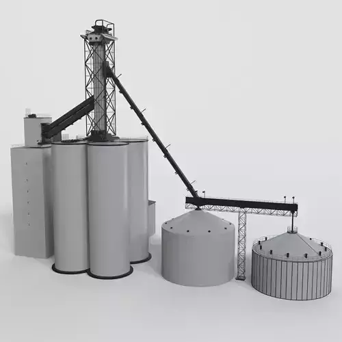 Concrete plant 3D model