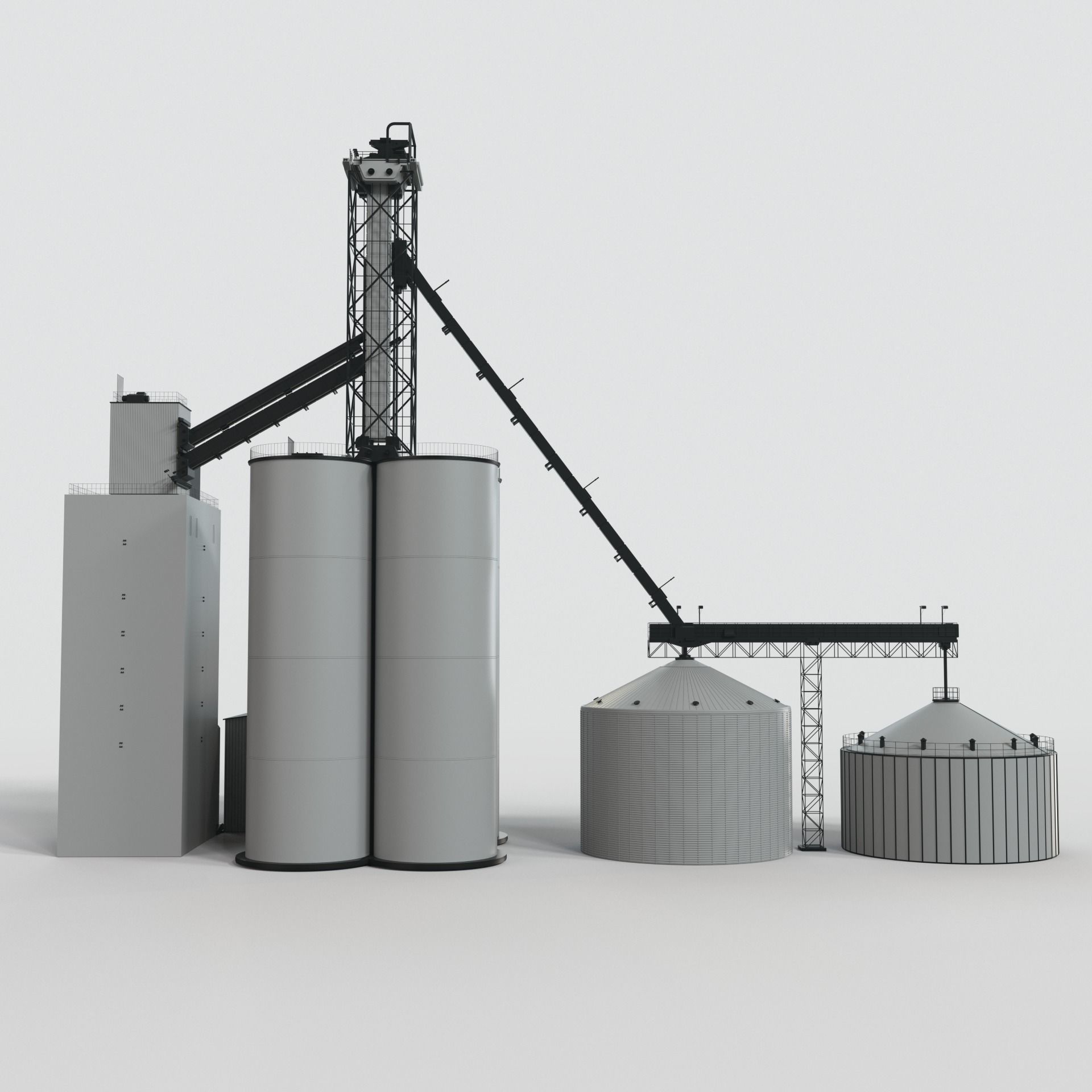 Concrete plant 3D model_3