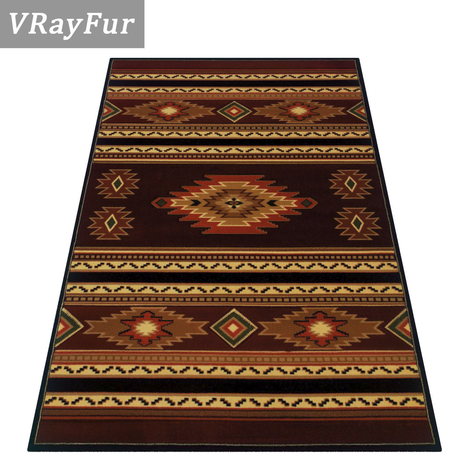 Rug Set 680 3D model_2