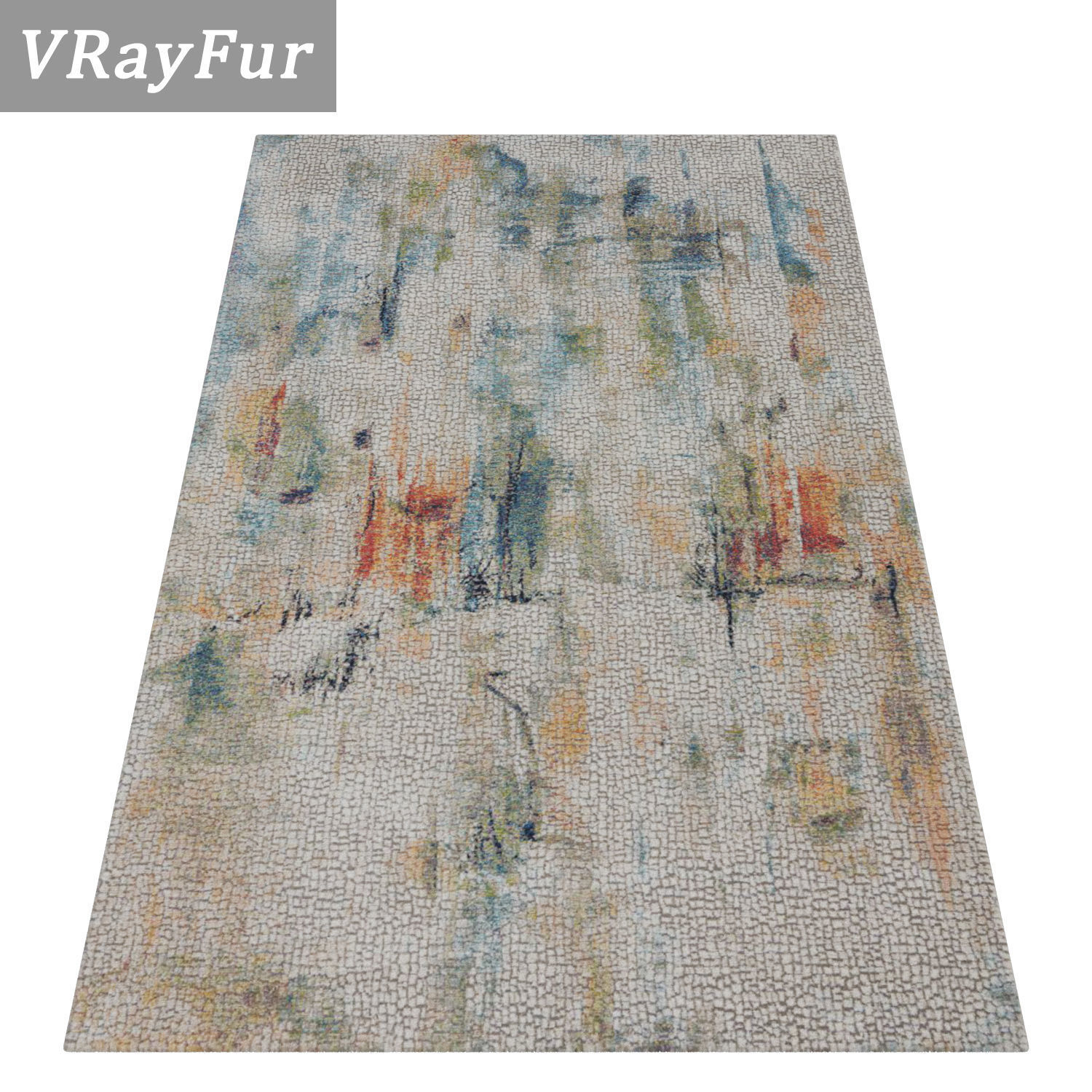 Rug Set 682 3D model_2
