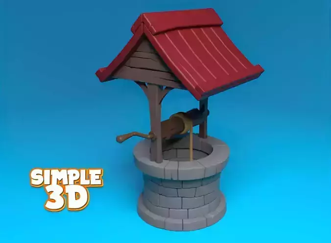 Simple Water Well - Game Ready