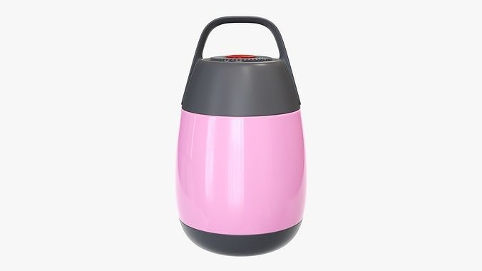 Thermos vacuum bottle flask 09 3D model