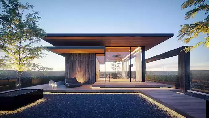 Rooftop House Design   3D print model