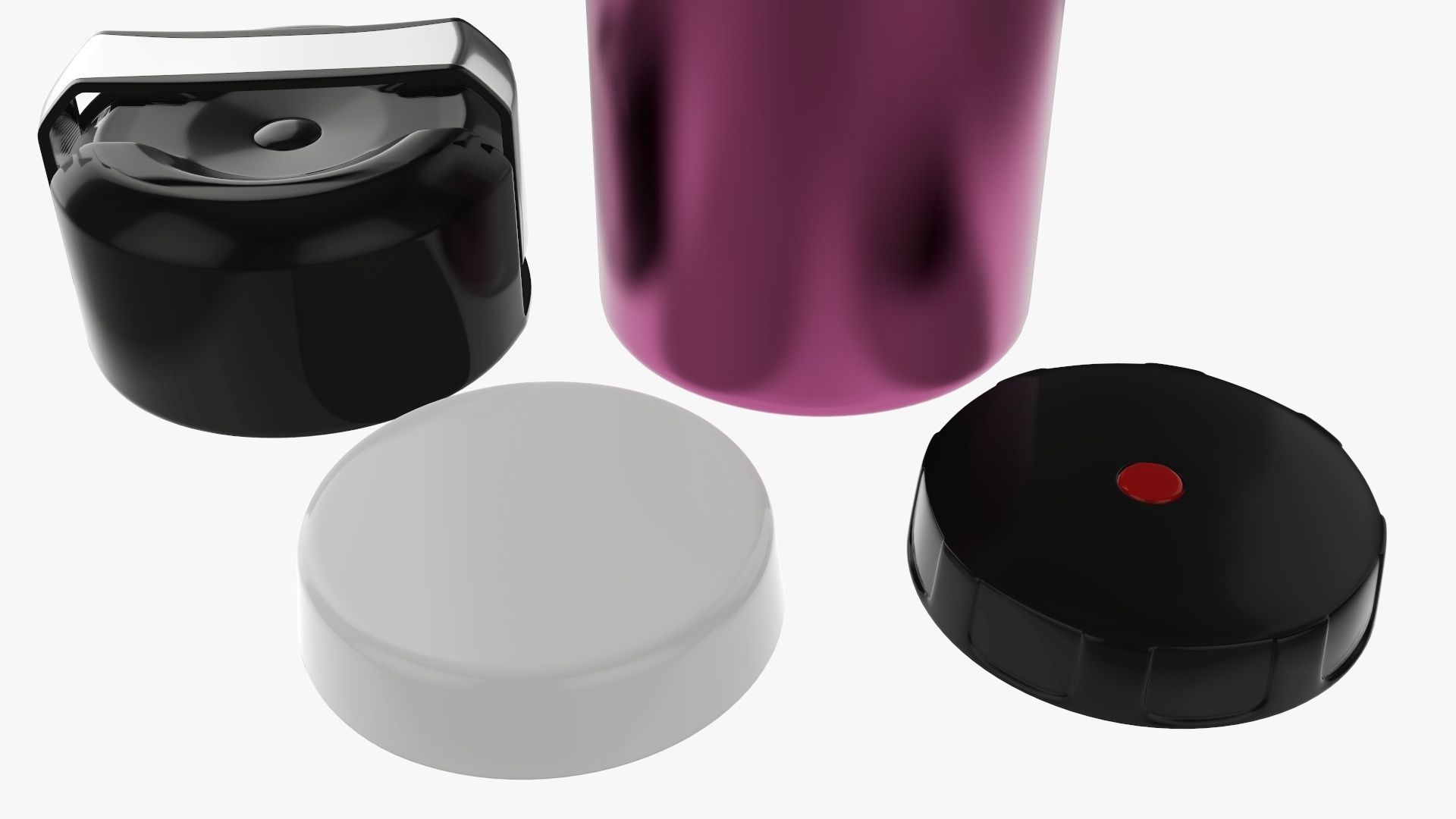 Thermos vacuum flask bottle 05 3D model_4