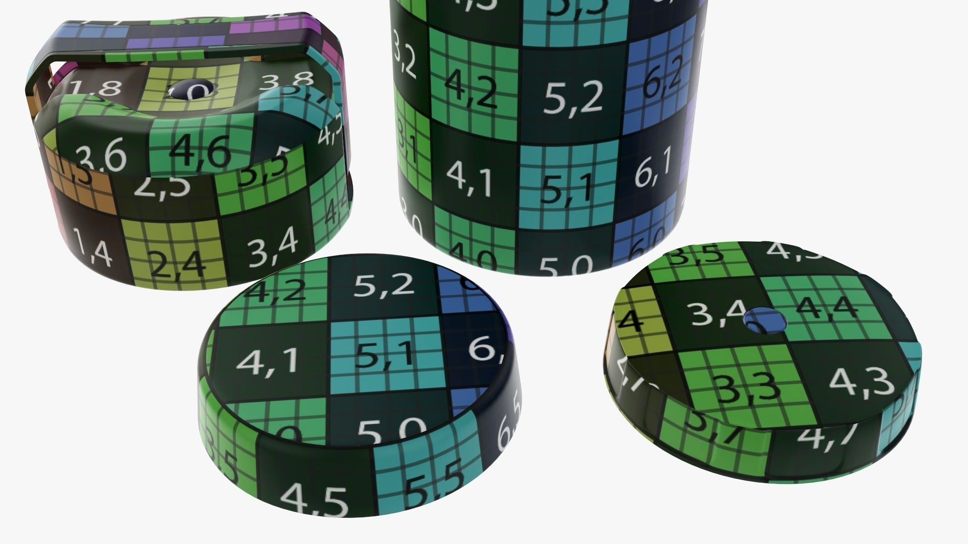 Thermos vacuum flask bottle 05 3D model_14