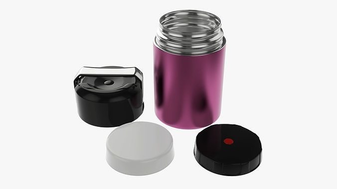 Thermos vacuum flask bottle 05 3D model