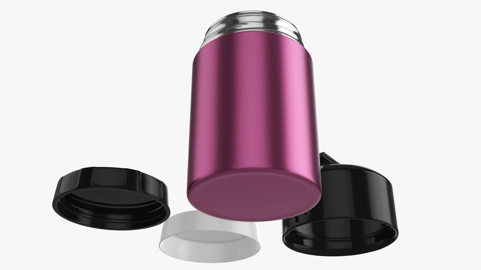 Thermos vacuum flask bottle 05 3D model_2