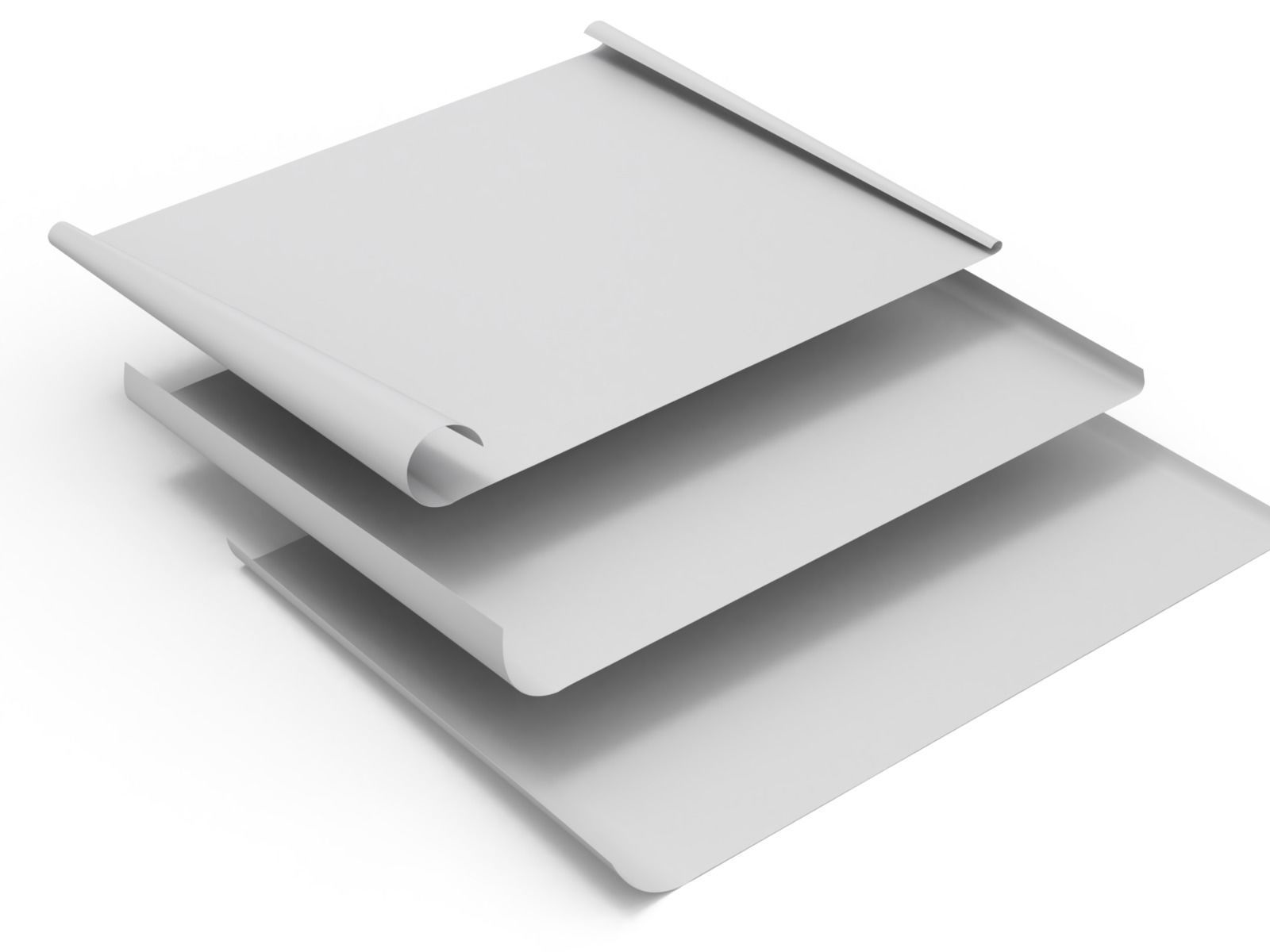 Empty Blueprint 3D model_9